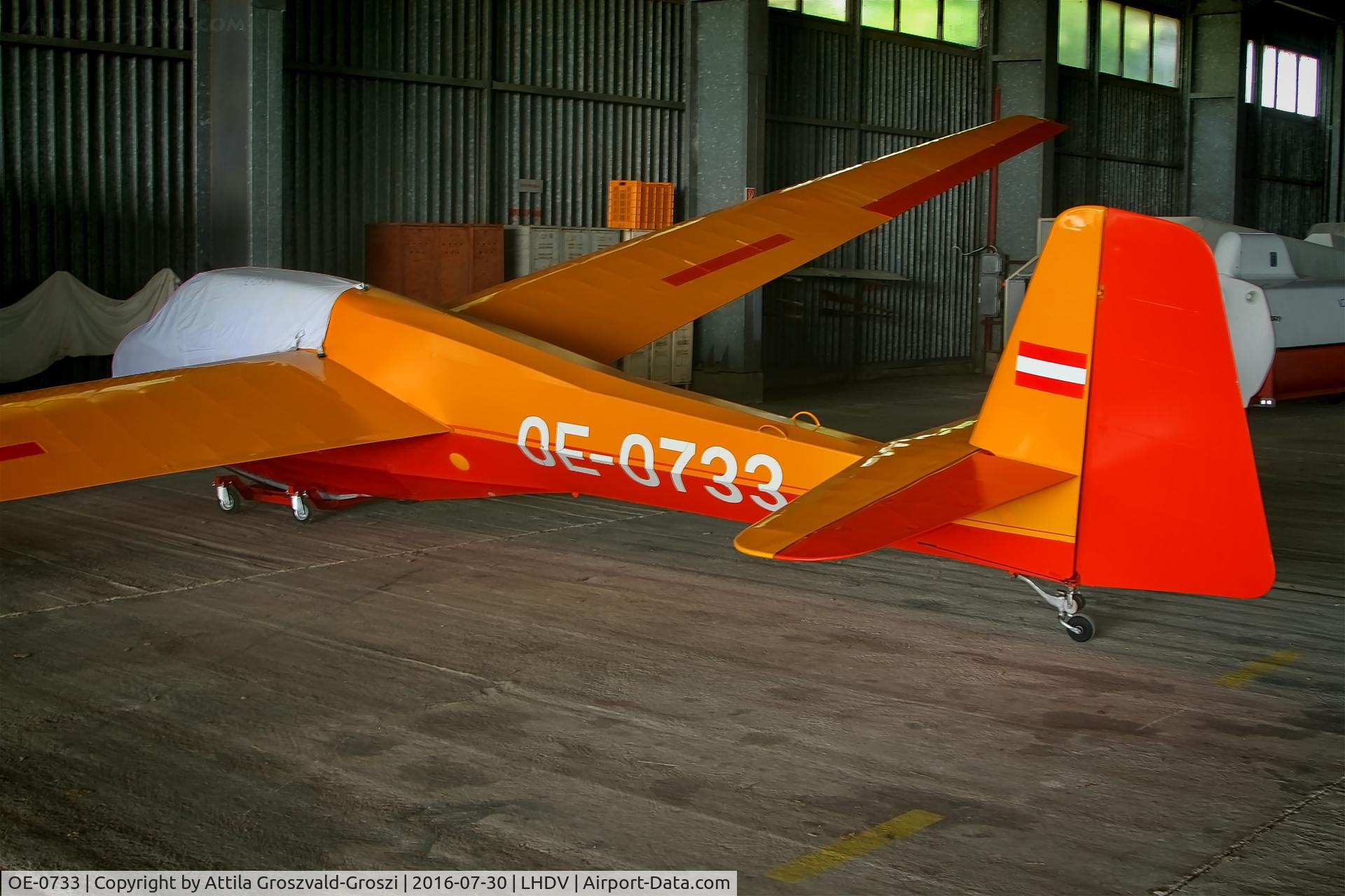 OE-0733, 1964 Scheibe Bergfalke III C/N 5523, LHDV - Dunaújváros-Kisapostag Airport, Hungary