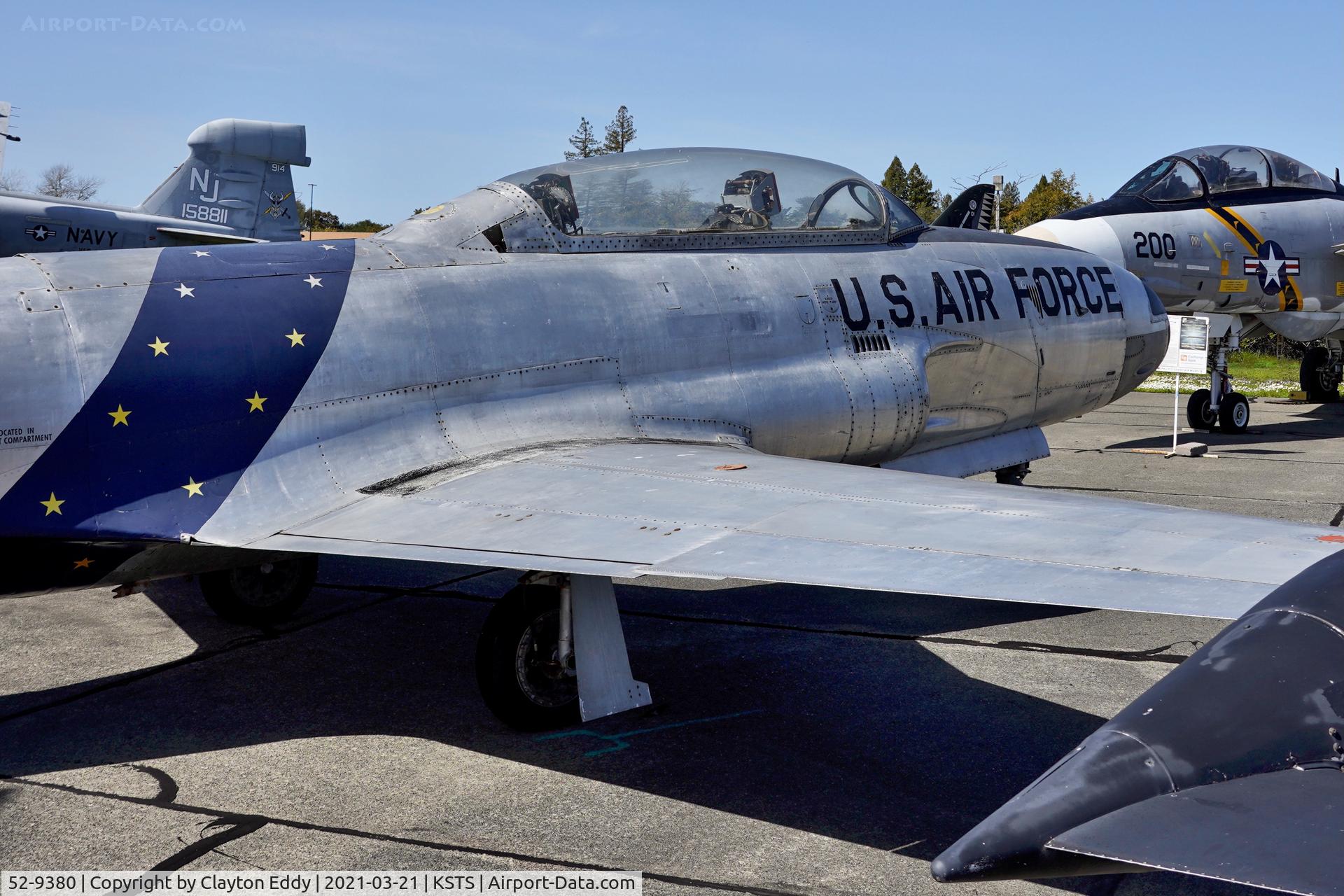 52-9380, 1952 Lockheed T-33A Shooting Star C/N 580-7465, Pacific Coast Air Museum Charles M. Schulz Sonoma County Airport 2021.