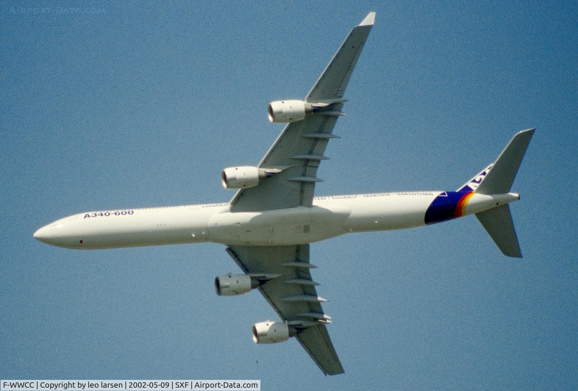 F-WWCC, 2001 Airbus A340-642 C/N 376, Berlin ILA 9.5.2002