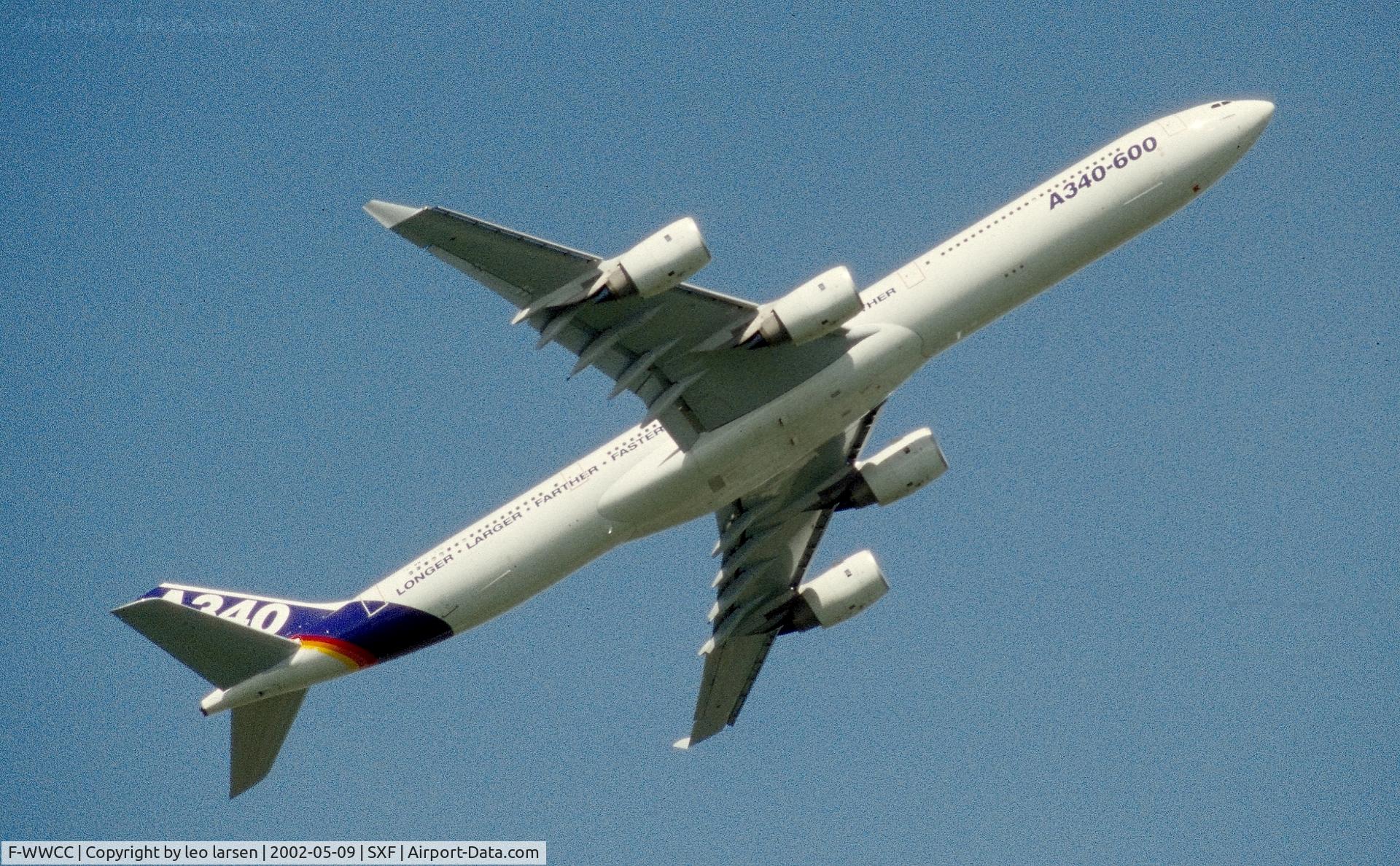 F-WWCC, 2001 Airbus A340-642 C/N 376, Berlin ILA 9.5.2002