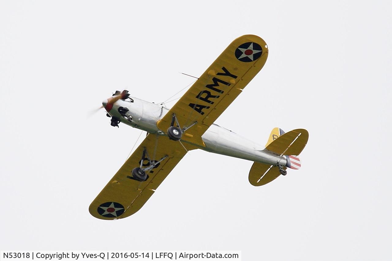 N53018, 1941 Ryan Aeronautical ST3KR C/N 1164, Ryan Aeronautical ST3KR, On display, La Ferté-Alais airfield (LFFQ) Airshow 2016