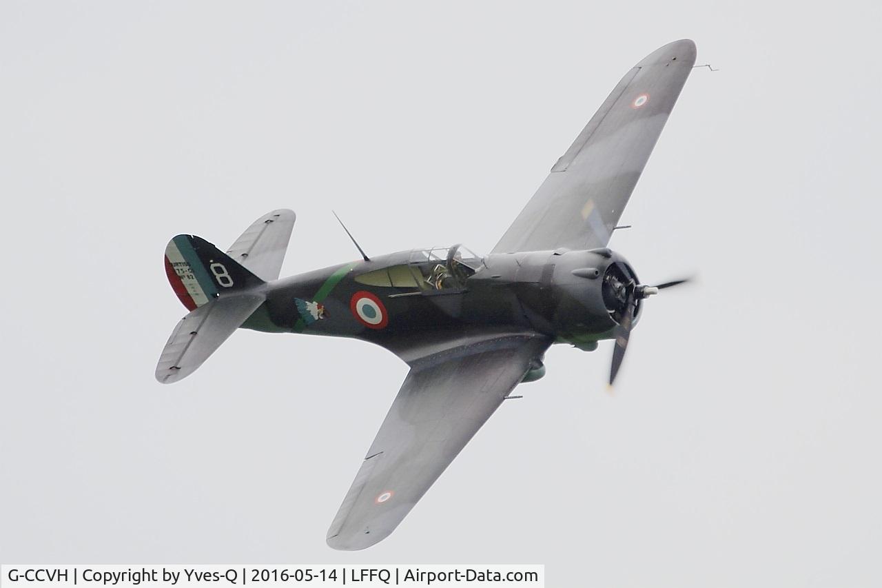 G-CCVH, 1939 Curtiss H-75A-1 C/N 12881, Curtiss H-75A-1, On display, La Ferté-Alais airfield (LFFQ) Airshow 2016