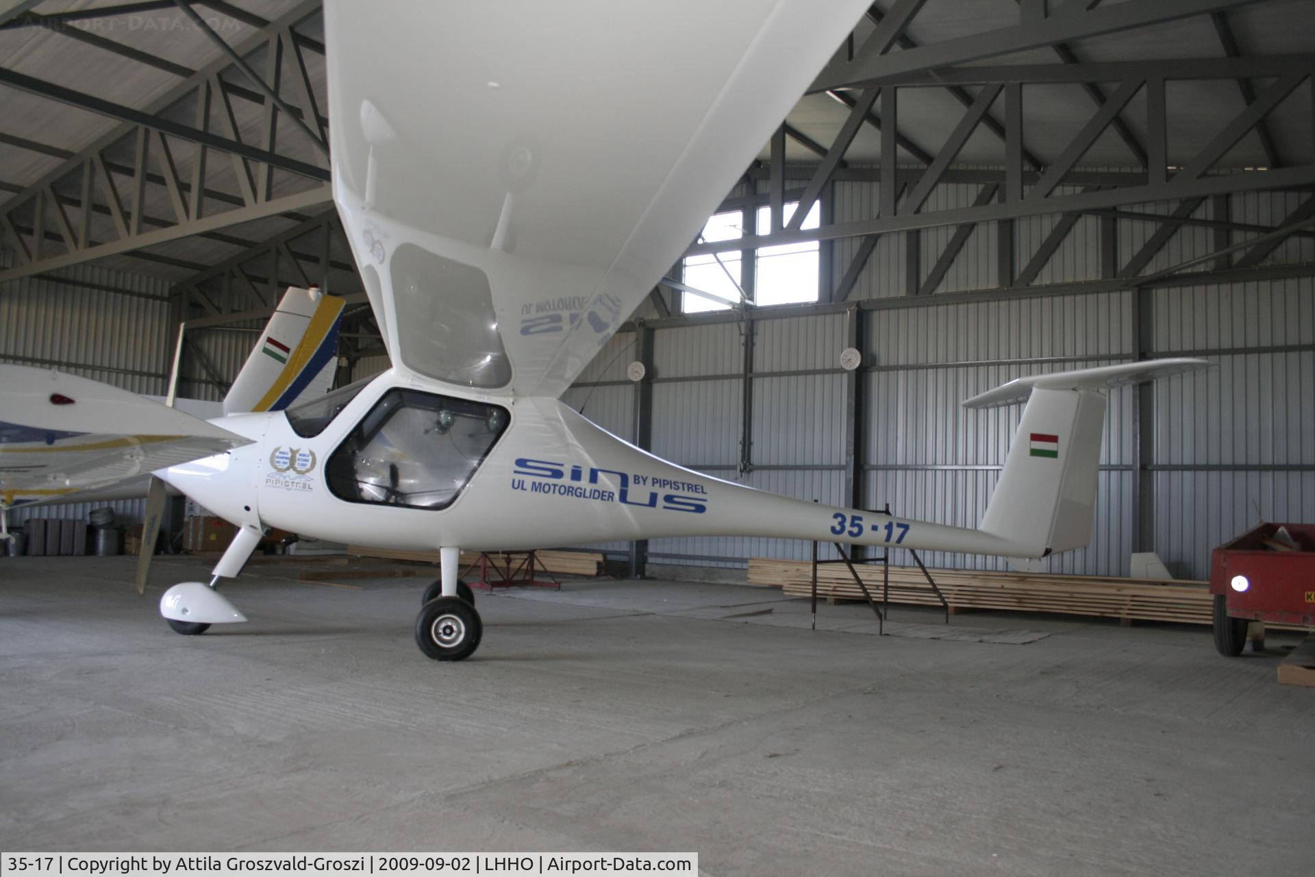 35-17, Pipistrel Sinus 912 C/N 0161, LHHO - Hajdúszoboszló Airport, Hungary
