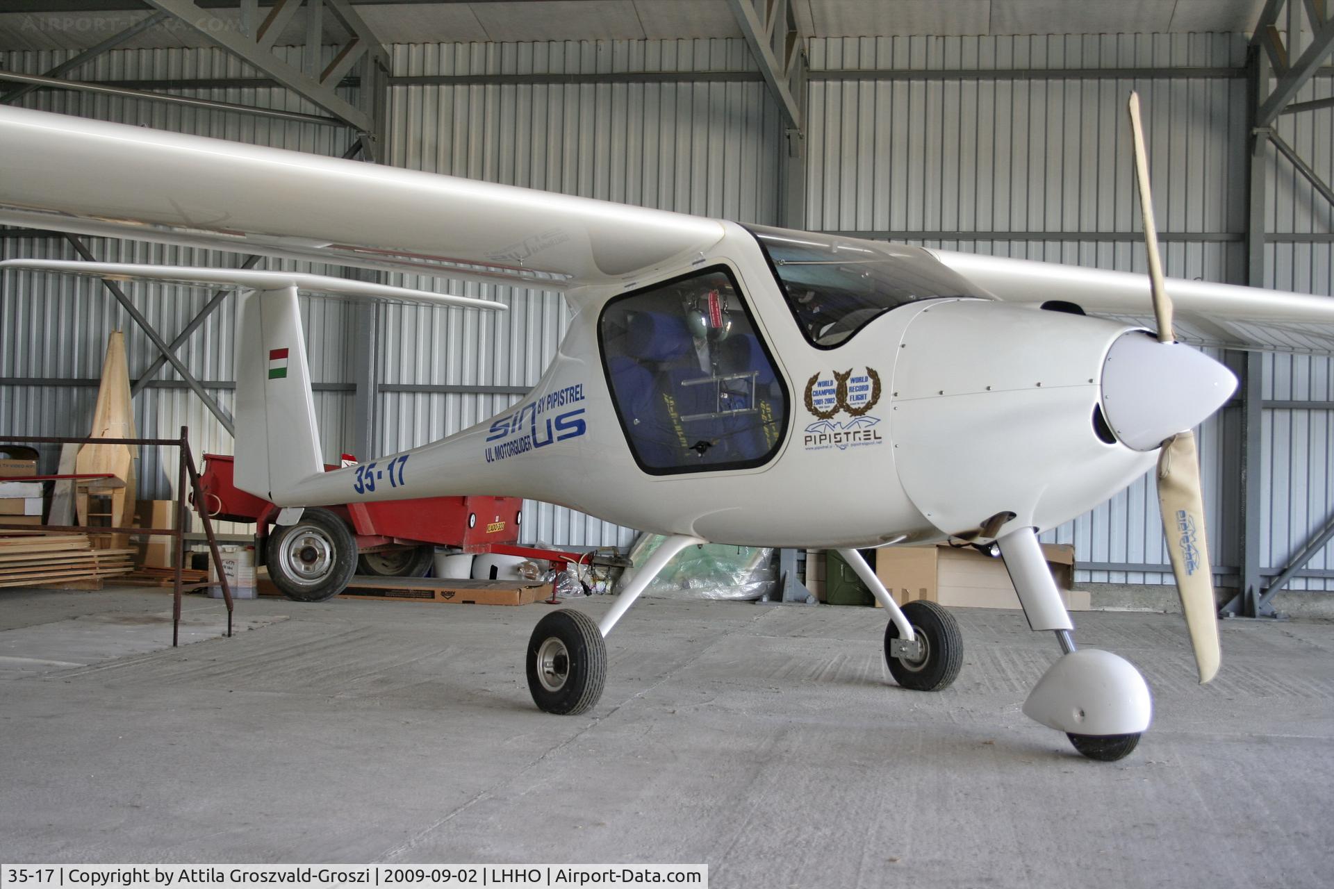 35-17, Pipistrel Sinus 912 C/N 0161, LHHO - Hajdúszoboszló Airport, Hungary