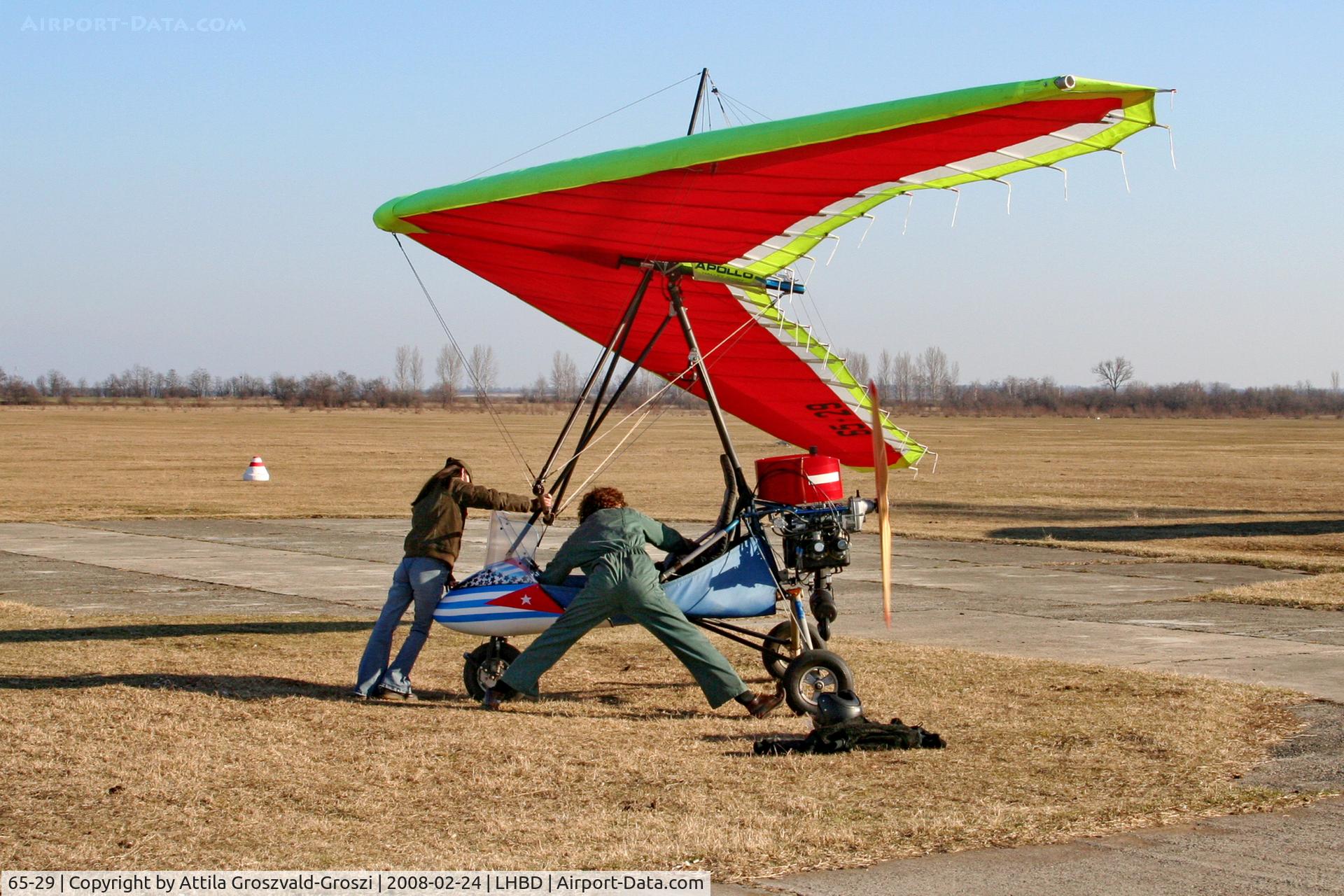 65-29, Apollo Racer GT C/N MZEA 85/91, LHBD - Börgönd Airport, Hungary