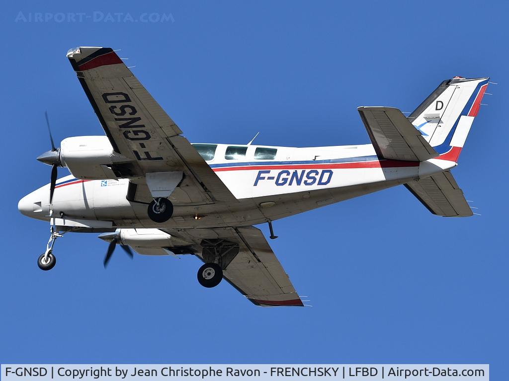 F-GNSD, Beech 58 Baron C/N TH-1704, Ecole Nationale de L'Aviation Civile - ENAC
