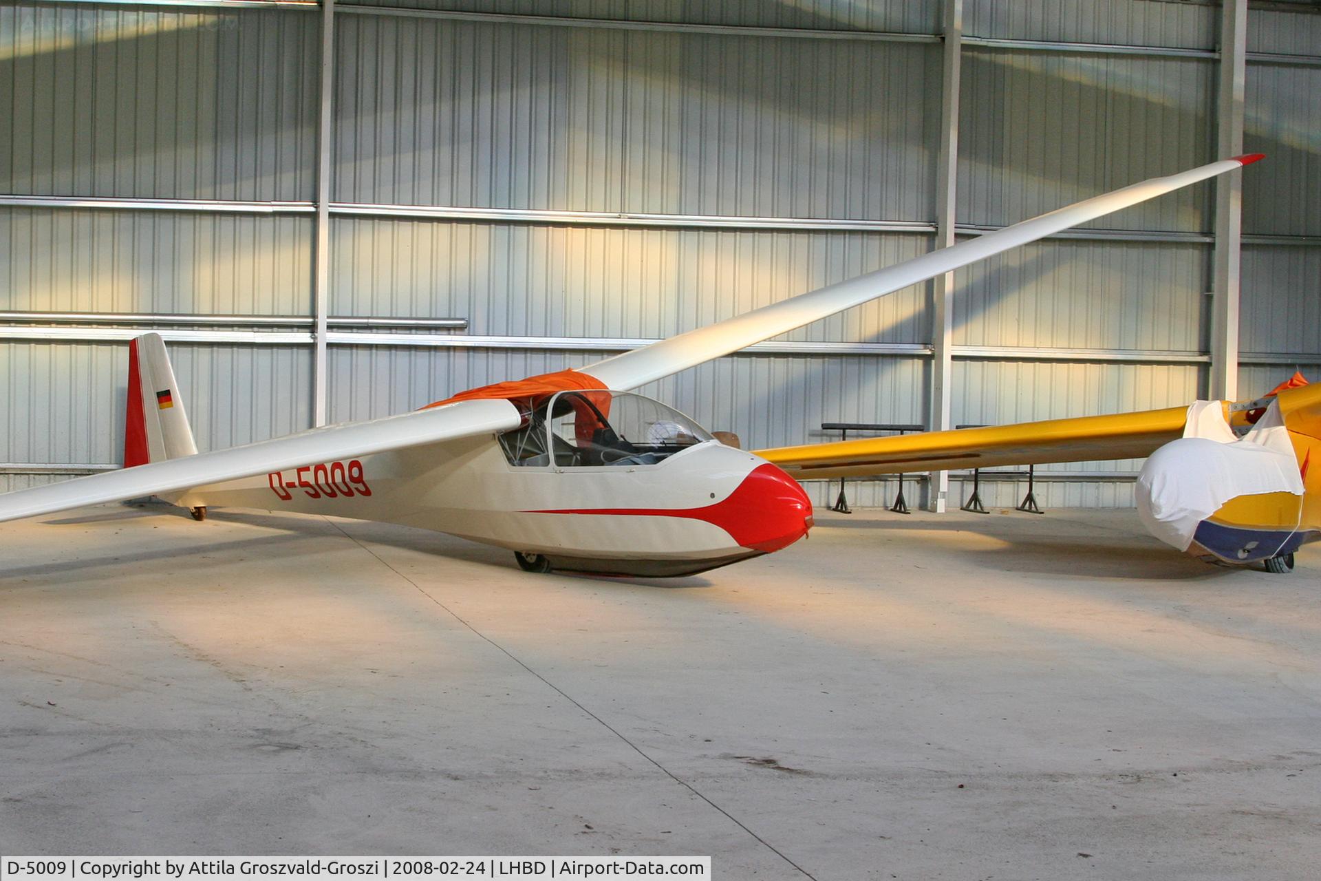 D-5009, 1965 Schleicher Ka-7 Rhonadler C/N 1239, LHBD - Börgönd Airport, Hungary