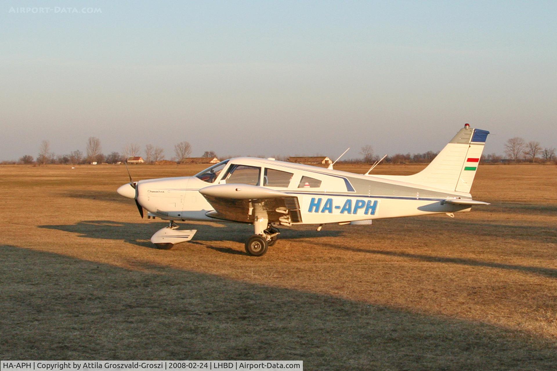 HA-APH, 1965 Piper PA-28-150 Cherokee C/N 282381, LHBD - Börgönd Airport, Hungary