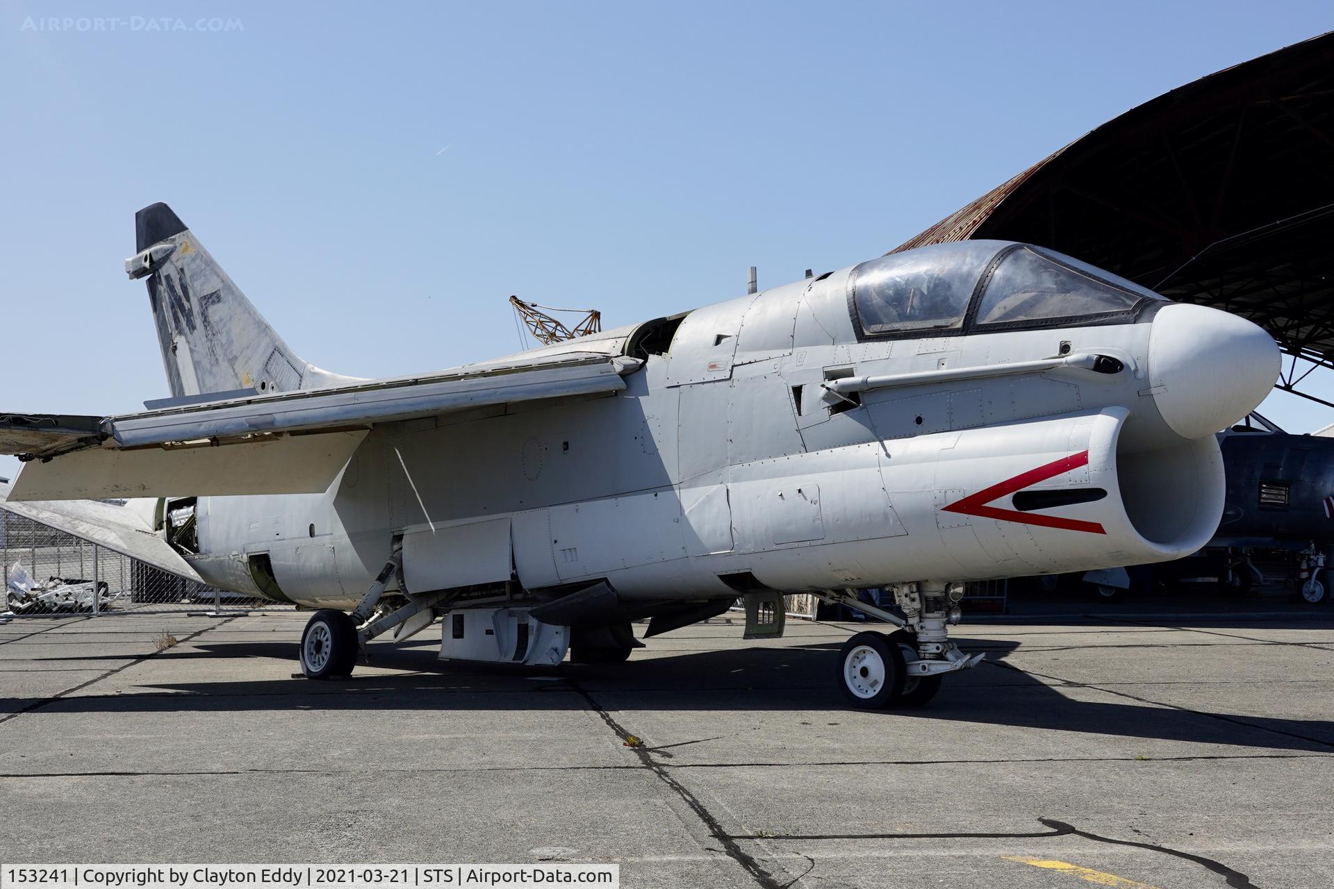153241, LTV A-7A Corsair II C/N A-150, Pacific Coast Air Museum Charles M. Schulz Sonoma County Airport 2021.