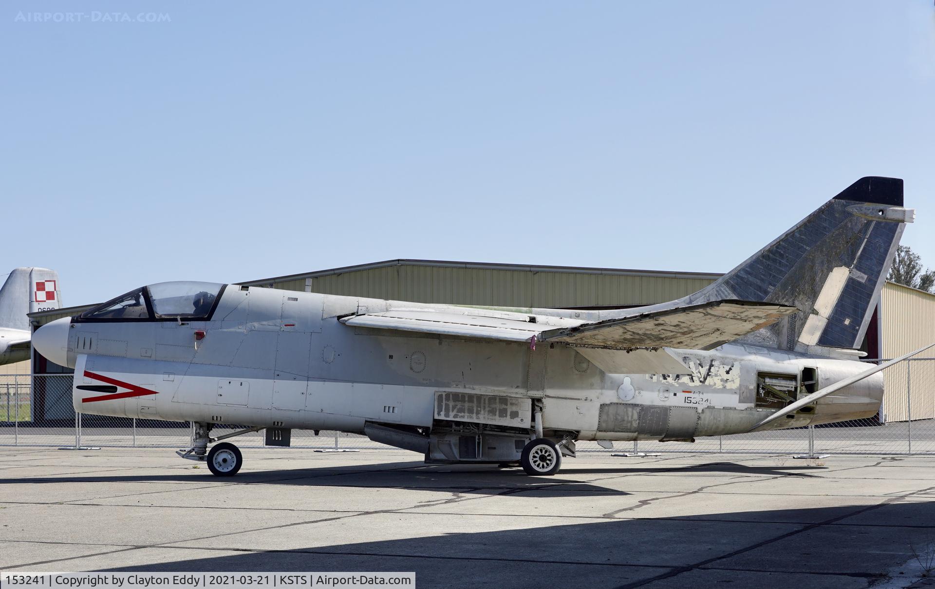 153241, LTV A-7A Corsair II C/N A-150, Pacific Coast Air Museum Charles M. Schulz Sonoma County Airport 2021.