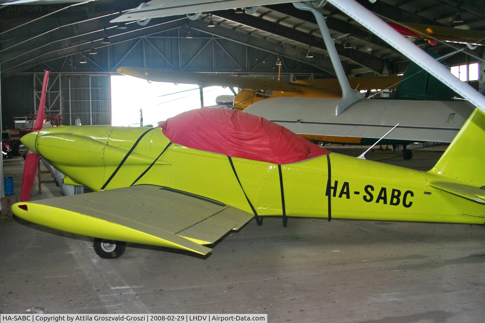 HA-SABC, Vans RV-4 C/N 779, LHDV - Dunaújváros, Kisapostag Airport, Hungary