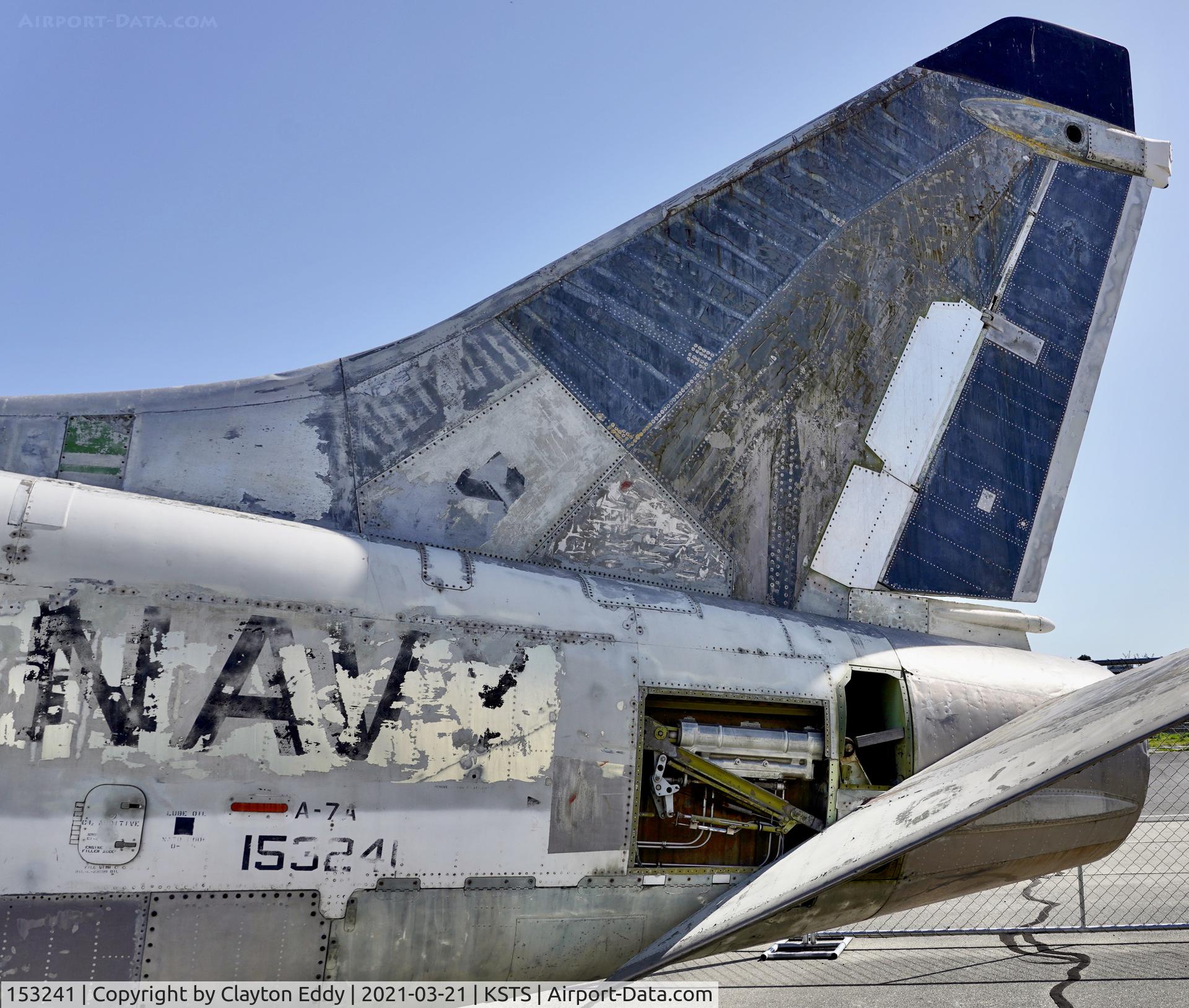 153241, LTV A-7A Corsair II C/N A-150, Pacific Coast Air Museum Charles M. Schulz Sonoma County Airport 2021.