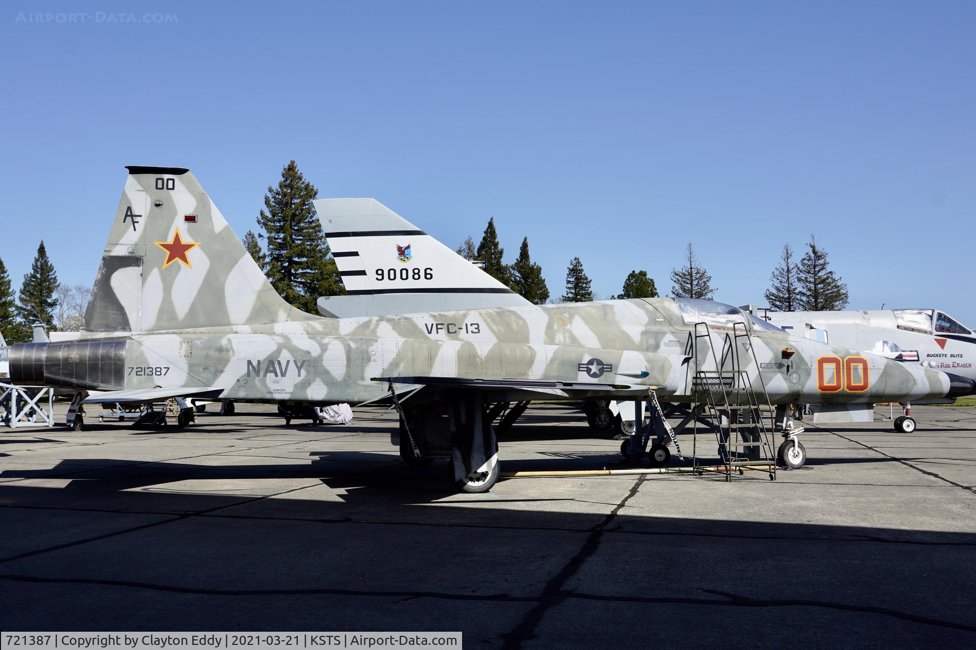 721387, Northrop F-5E Tiger II C/N R.1007, Pacific Coast Air Museum Charles M. Schulz Sonoma County Airport 2021.