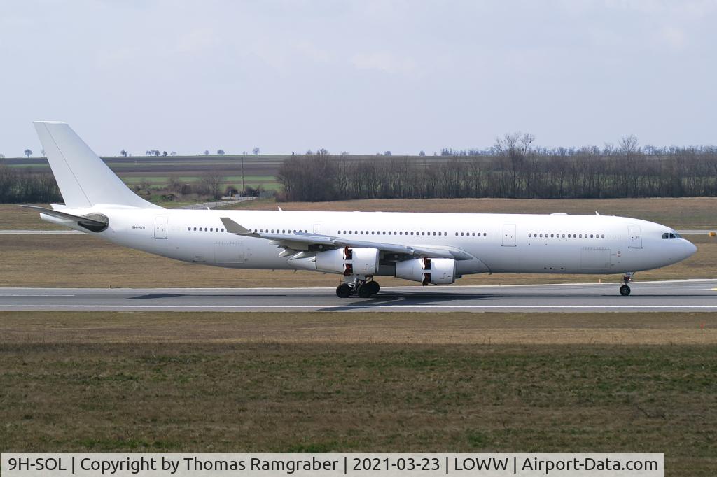 9H-SOL, 2003 Airbus A340-313 C/N 483, HiFly Malta Airbus A340-300