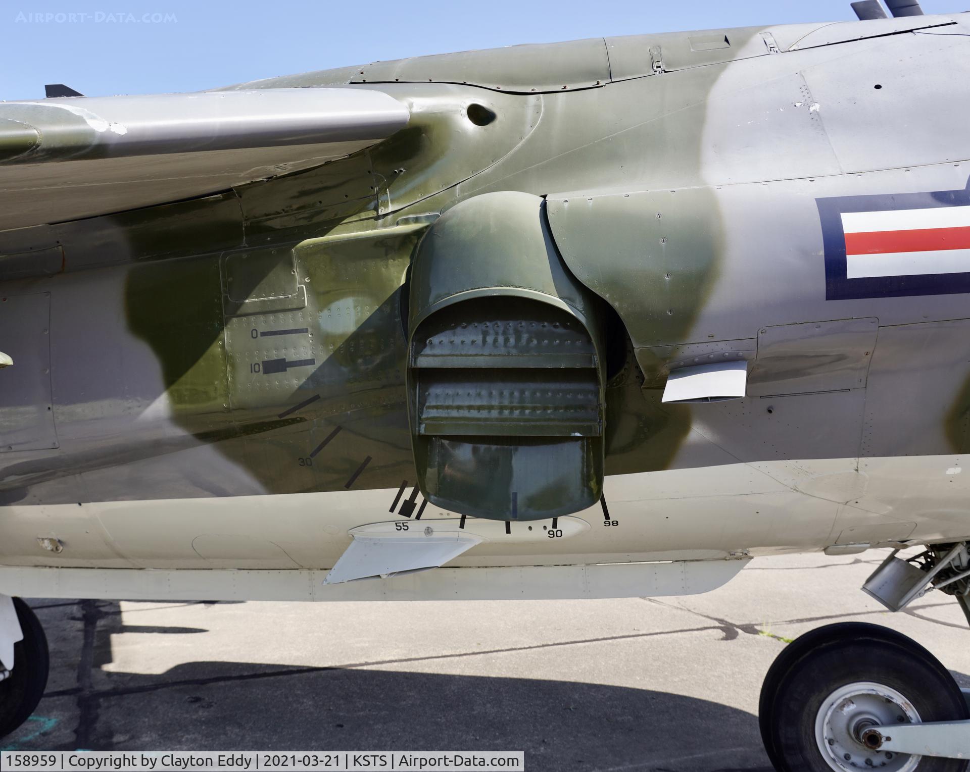 158959, Hawker Siddeley AV-8C Harrier C/N 712120, Pacific Coast Air Museum Charles M. Schulz Sonoma County Airport 2021.