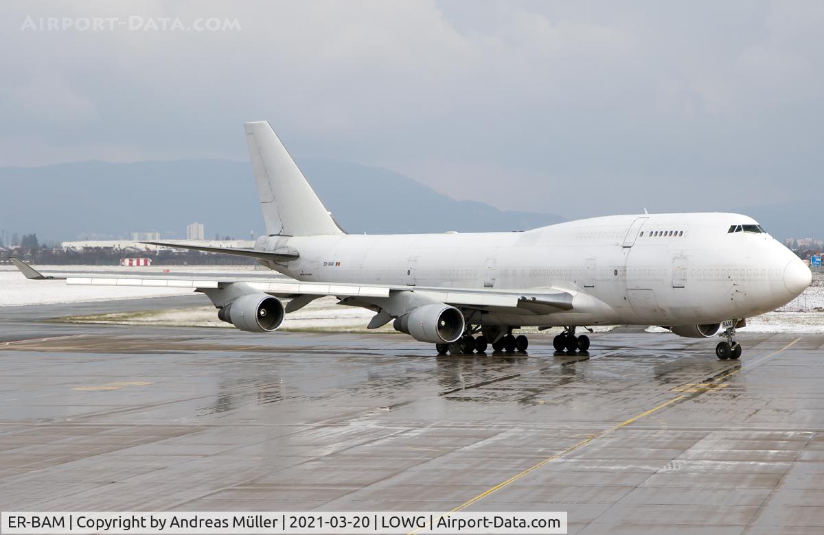 ER-BAM, 1992 Boeing 747-409/BDSF C/N 24312, Departure to Brussels.