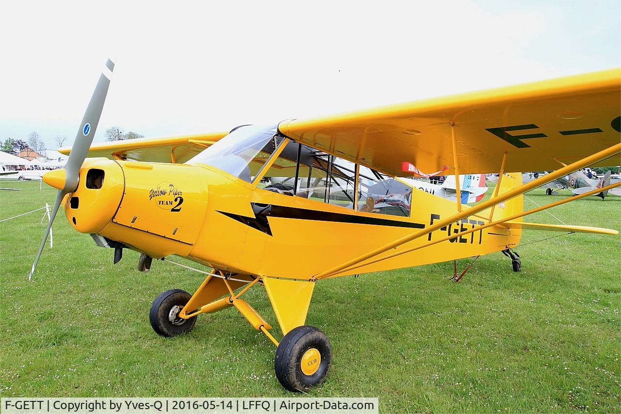F-GETT, Piper L-18C Super Cub (PA-18-95) C/N 18-3230, Piper L-18C Super Cub, Static display, La Ferté-Alais (LFFQ) Air show 2016