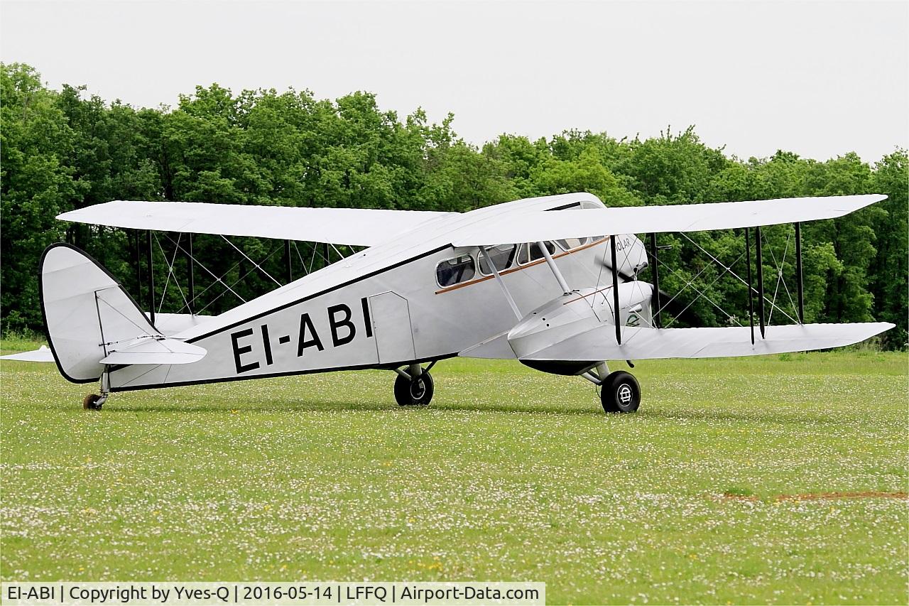 EI-ABI, 1936 De Havilland DH-84 Dragon 2 C/N 6105, De Havilland DH-84 Dragon 2, Taxiing to parking area, La Ferté-Alais airfield (LFFQ) Air show 2016