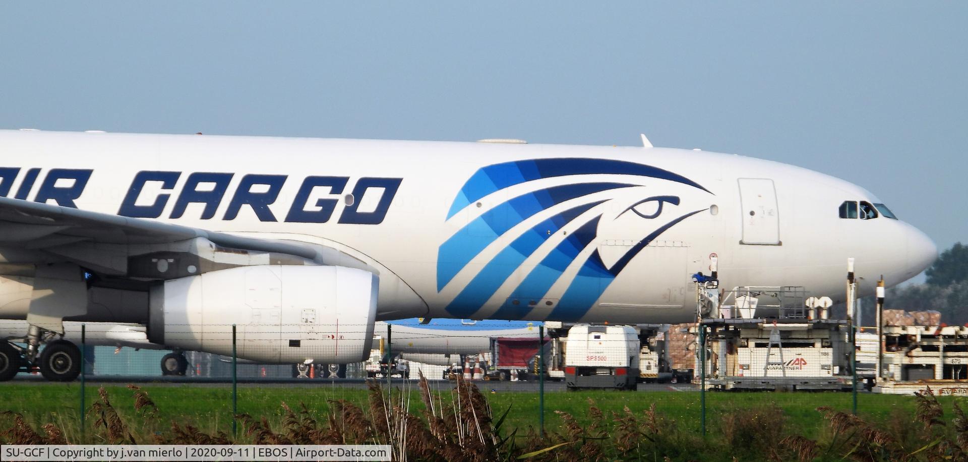 SU-GCF, 2004 Airbus A330-243 C/N 610, Regular visitor at Ostend