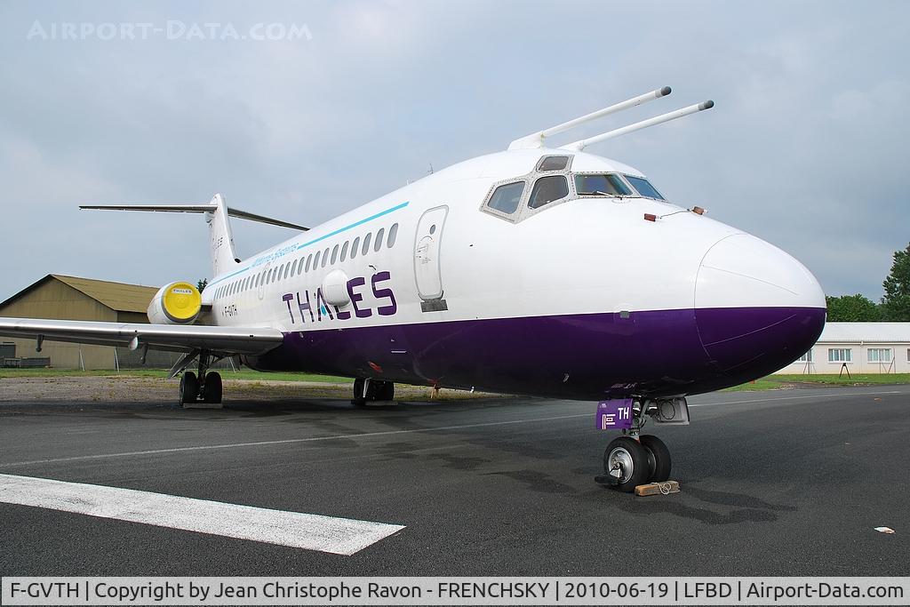 F-GVTH, 1969 Douglas DC-9-21 C/N 47308, Thales Systemes Aeroportes SA. Stored BOD 2010