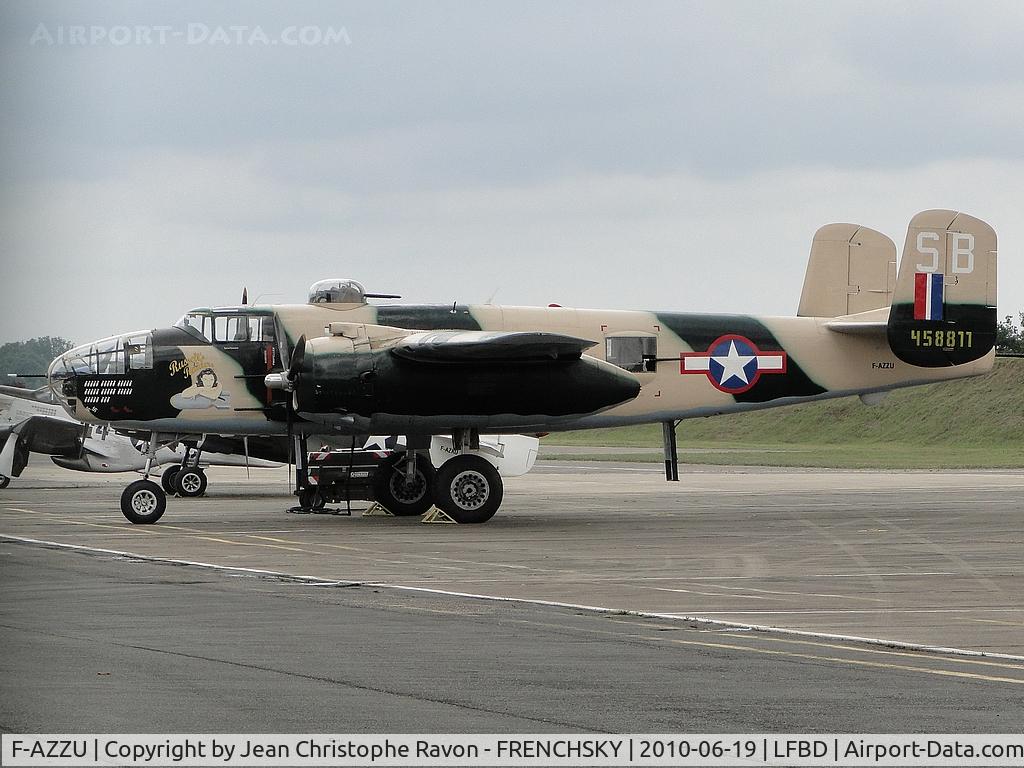 F-AZZU, 1945 North American B-25J Mitchell Mitchell C/N 108-47562, private B-25