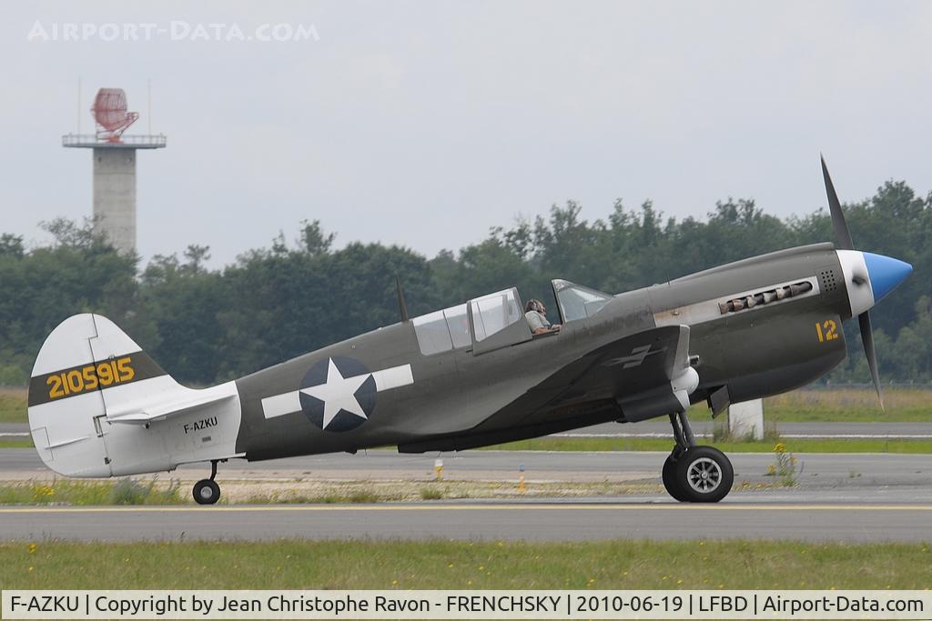 F-AZKU, 1942 Curtiss P-40N Warhawk C/N 29677, France's Flying Warbird