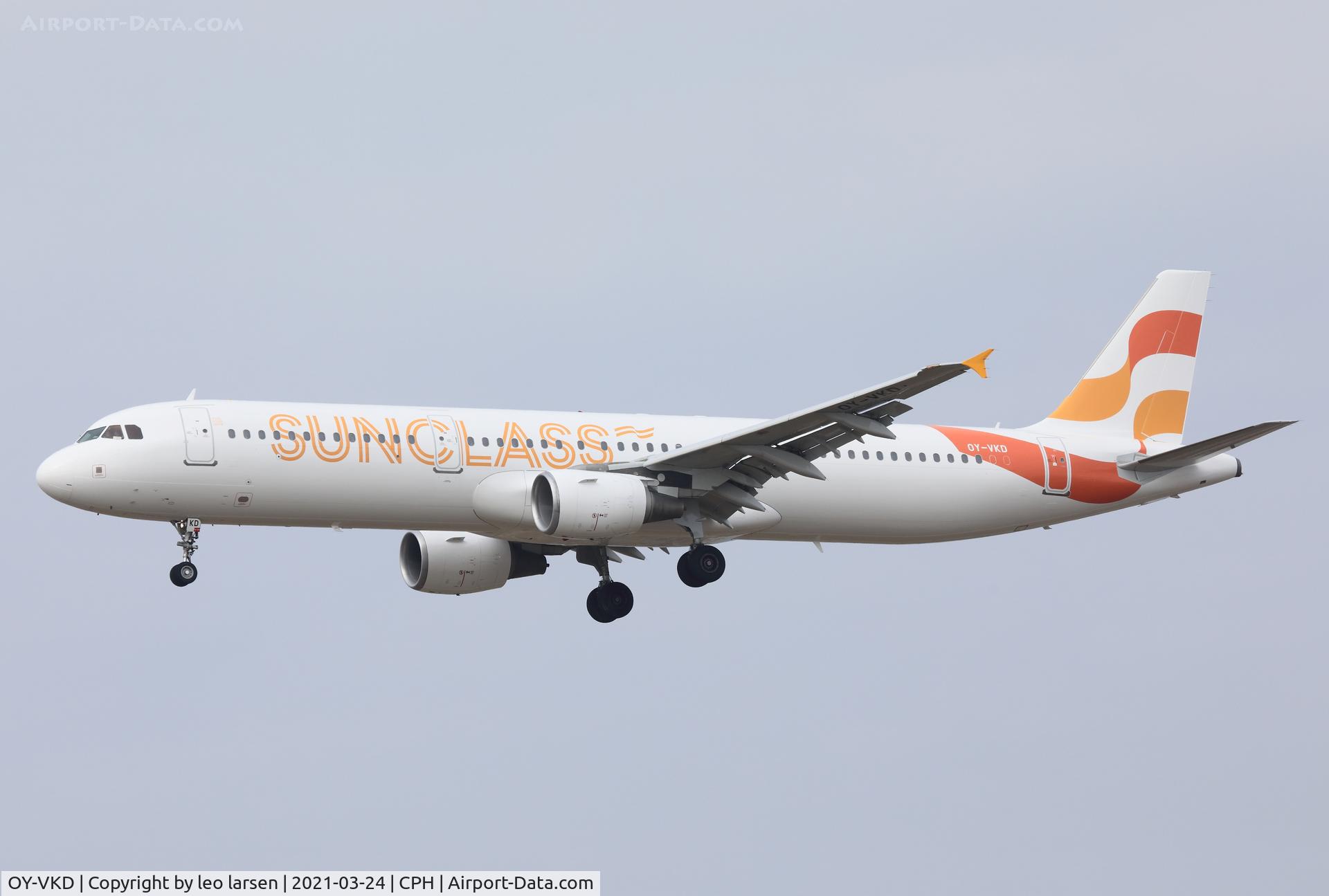 OY-VKD, 2003 Airbus A321-211 C/N 1960, Copenhagen 24.3.2021