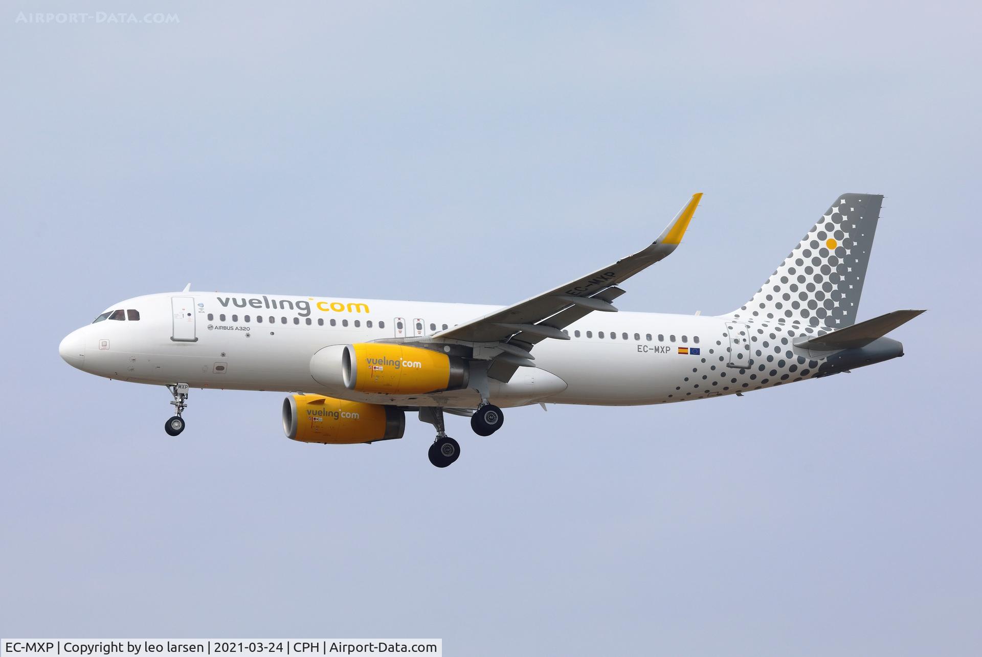 EC-MXP, 2018 Airbus A320-232 C/N 8244, Copenhagen 24.3.2021