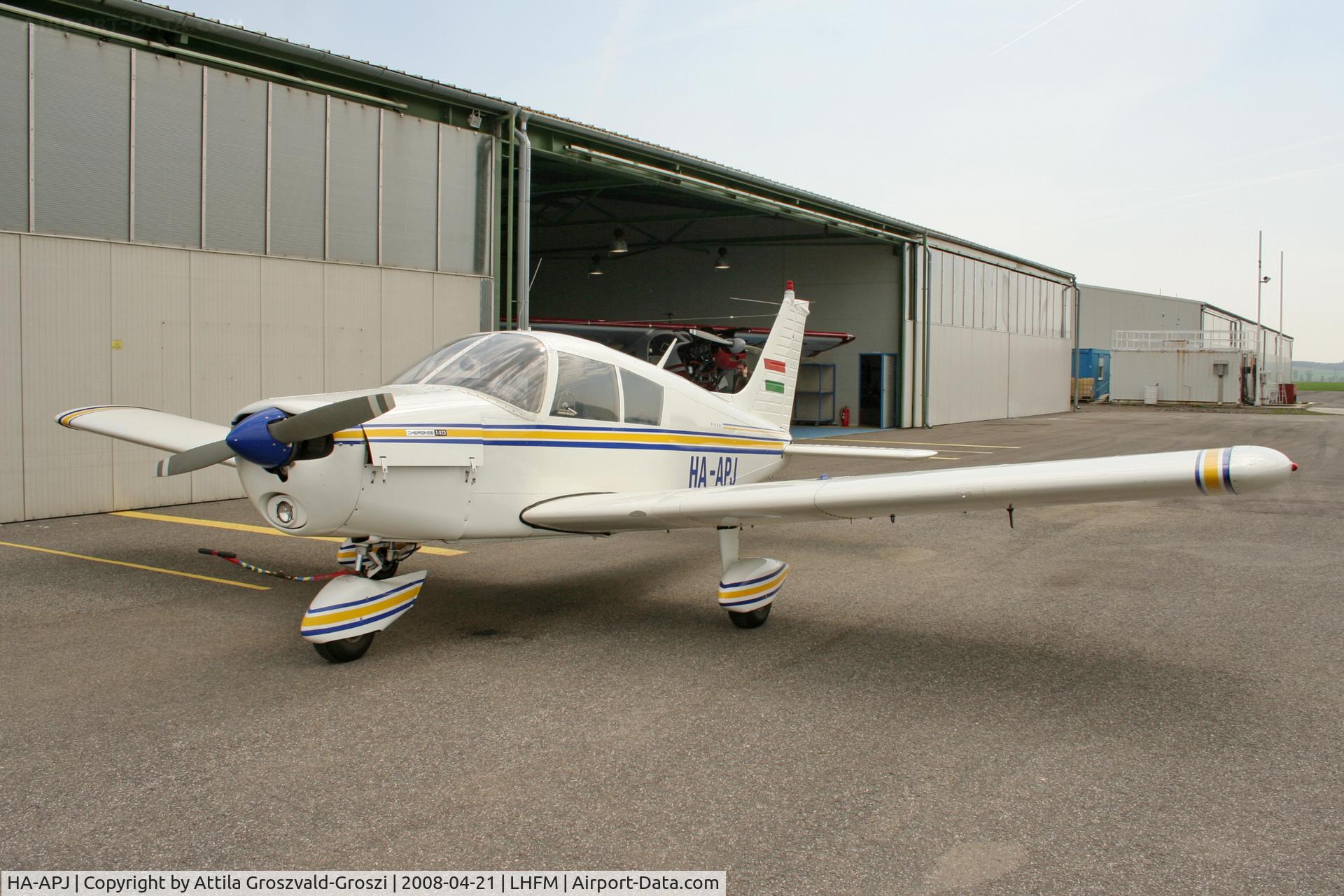 HA-APJ, 1973 Piper PA-28-140 Cherokee Cruiser F C/N 28-7325128, LHFM - Meidl Airport, Fertöszentmiklós, Hungary