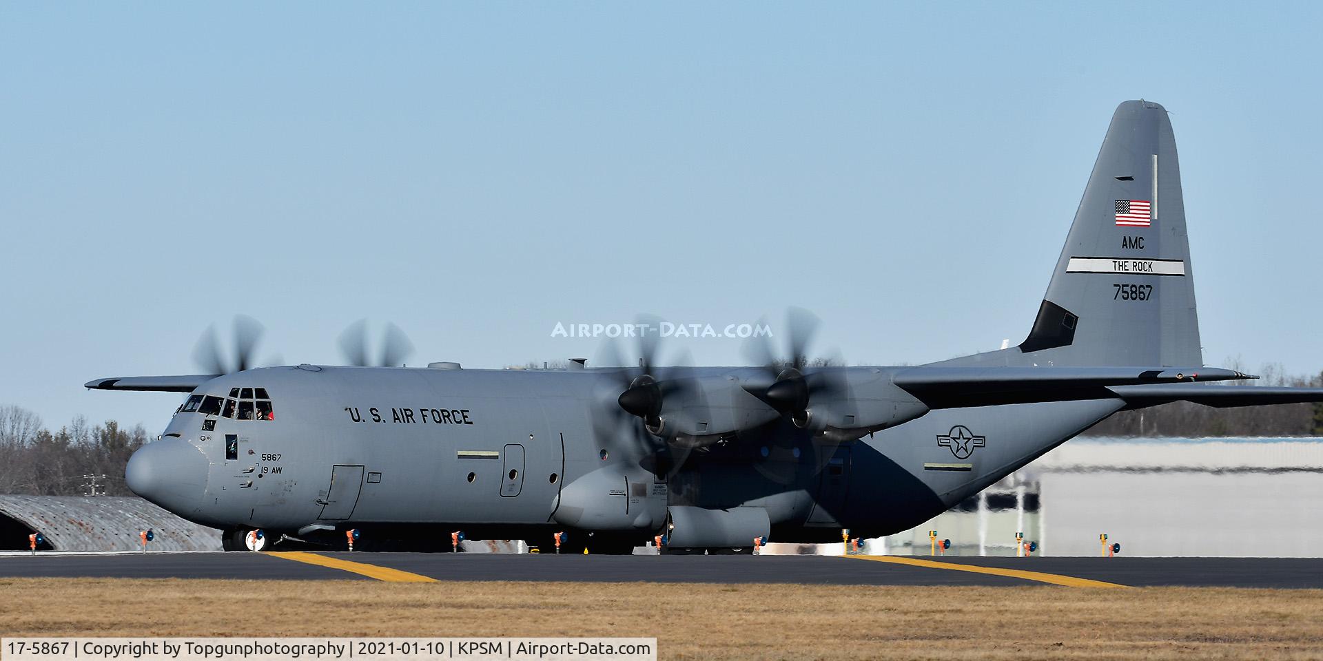 17-5867, 2018 Lockheed Martin C-130J-30 C/N 382-5867, REACH375