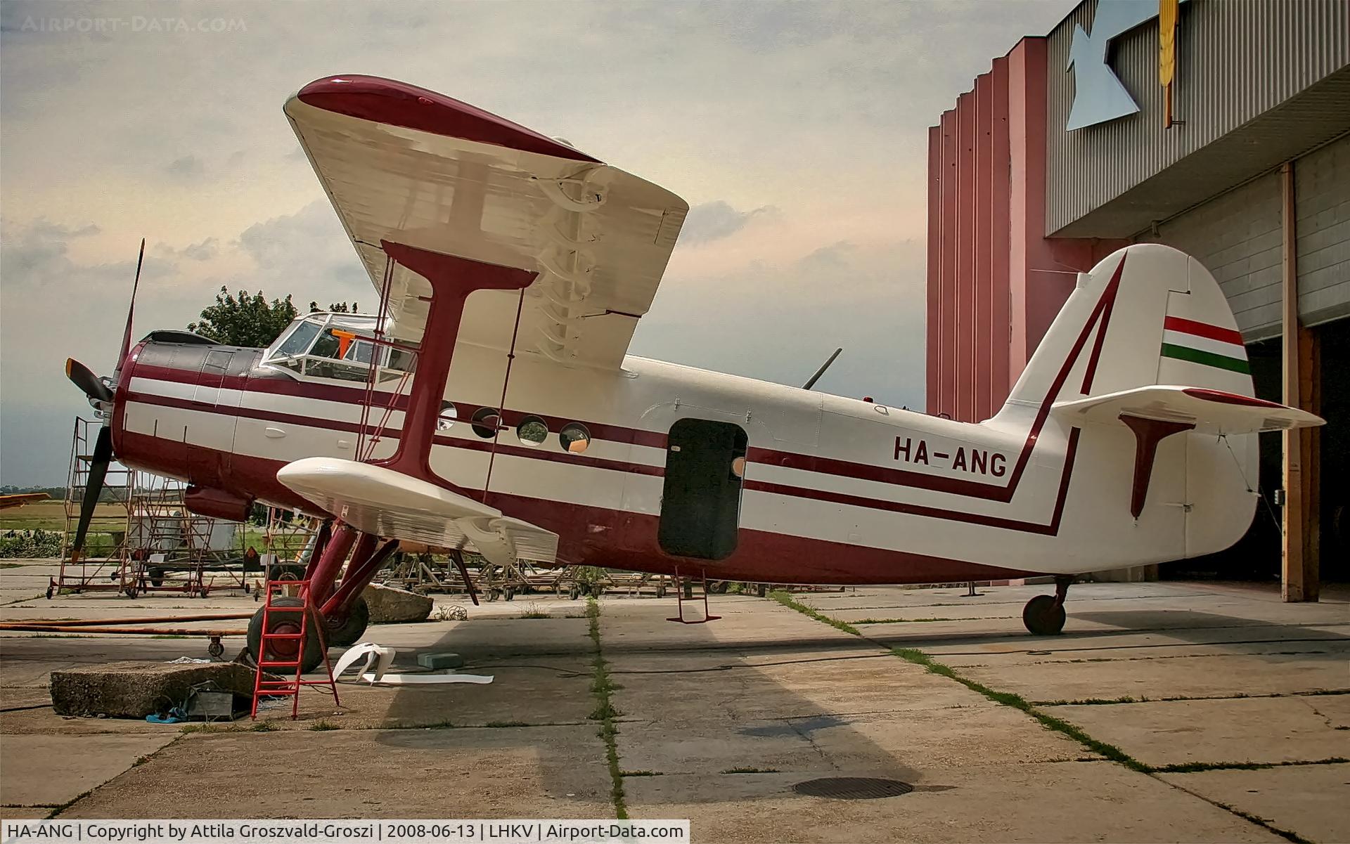 HA-ANG, 1972 Antonov An-2P C/N 1G132-53, LHKV - Kaposújlak Airport, Hungary