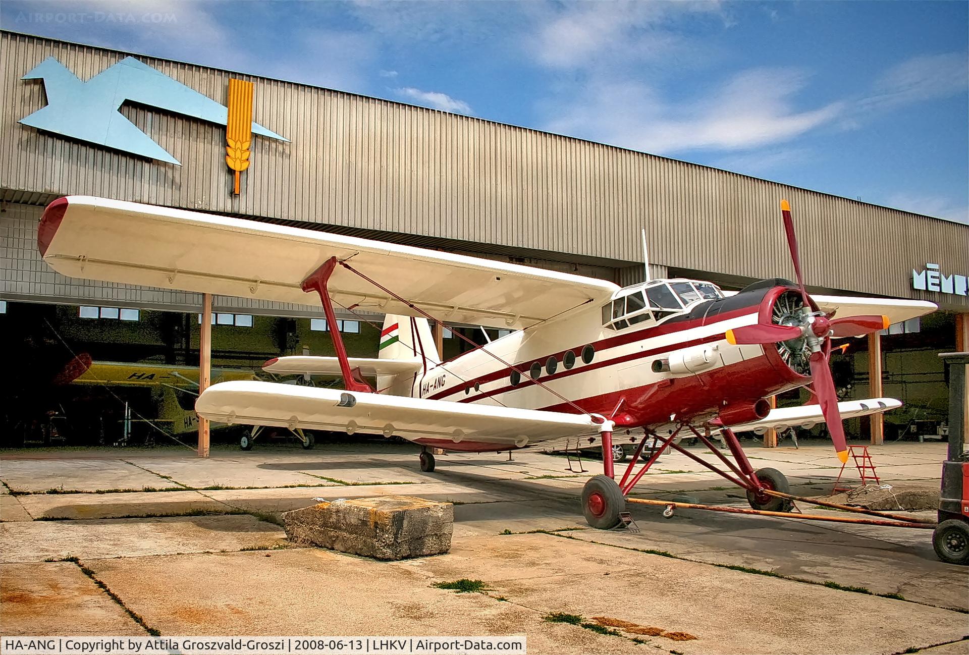 HA-ANG, 1972 Antonov An-2P C/N 1G132-53, LHKV - Kaposújlak Airport, Hungary