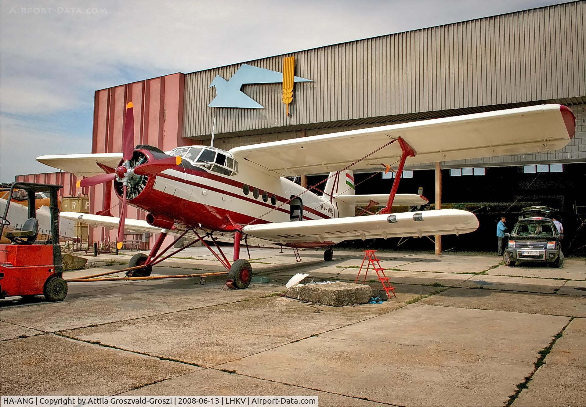 HA-ANG, 1972 Antonov An-2P C/N 1G132-53, LHKV - Kaposújlak Airport, Hungary
