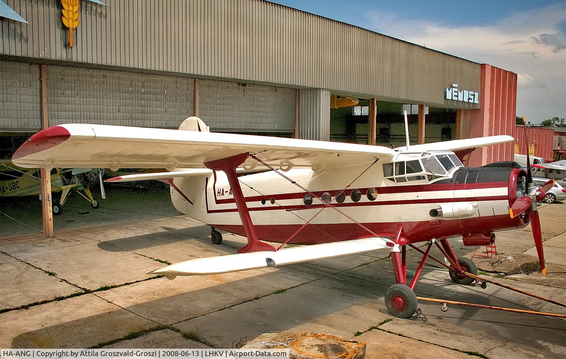 HA-ANG, 1972 Antonov An-2P C/N 1G132-53, LHKV - Kaposújlak Airport, Hungary