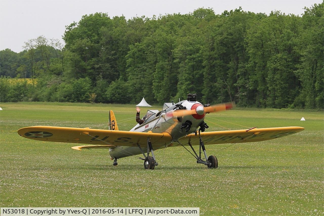 N53018, 1941 Ryan Aeronautical ST3KR C/N 1164, Ryan Aeronautical ST3KR, Taxiing, La Ferté-Alais Airfield (LFFQ) Air show 2016