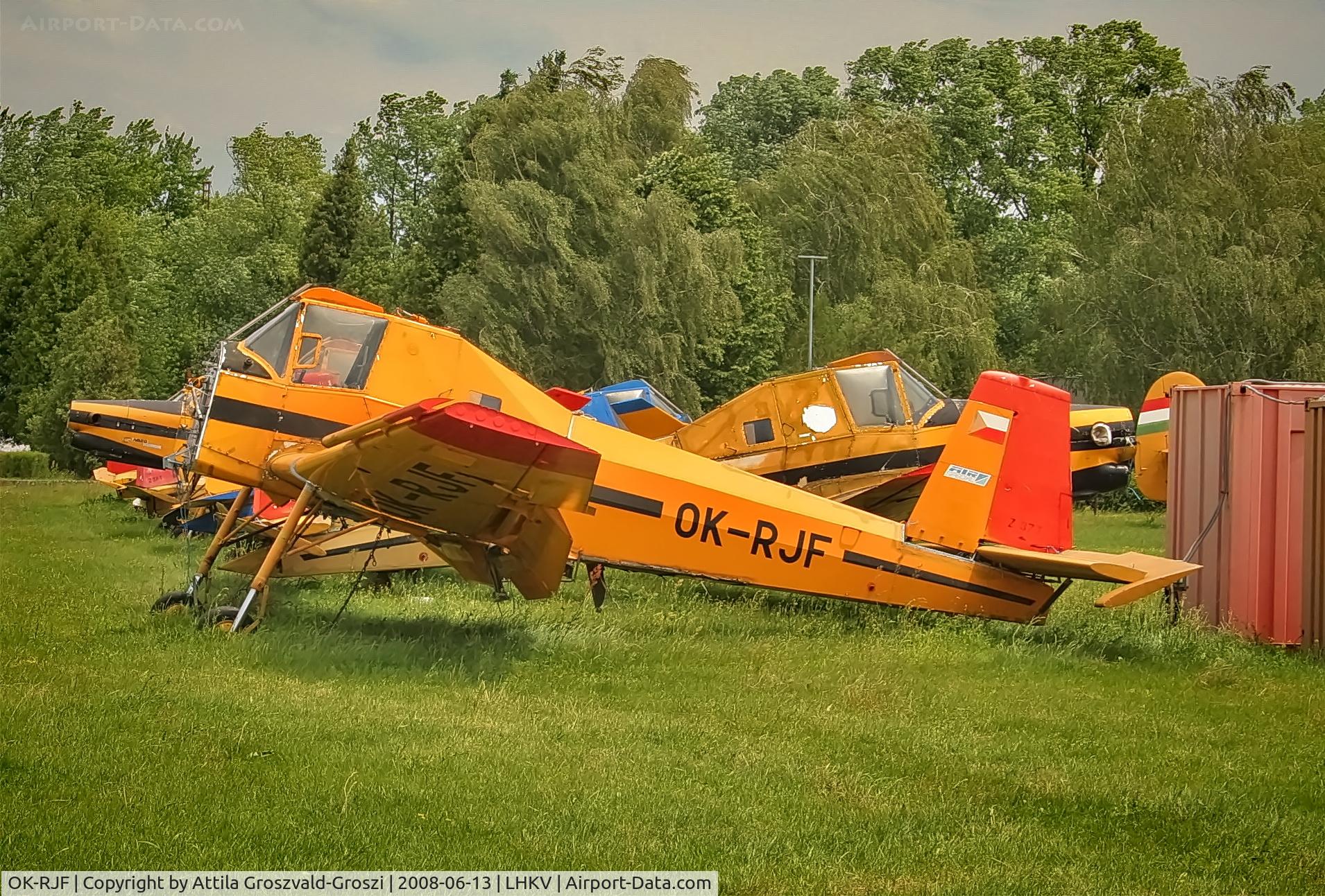 OK-RJF, 1986 Zlin Z-37T Agro-Turbo C/N 012, LHKV - Kaposújlak Airport, Hungary