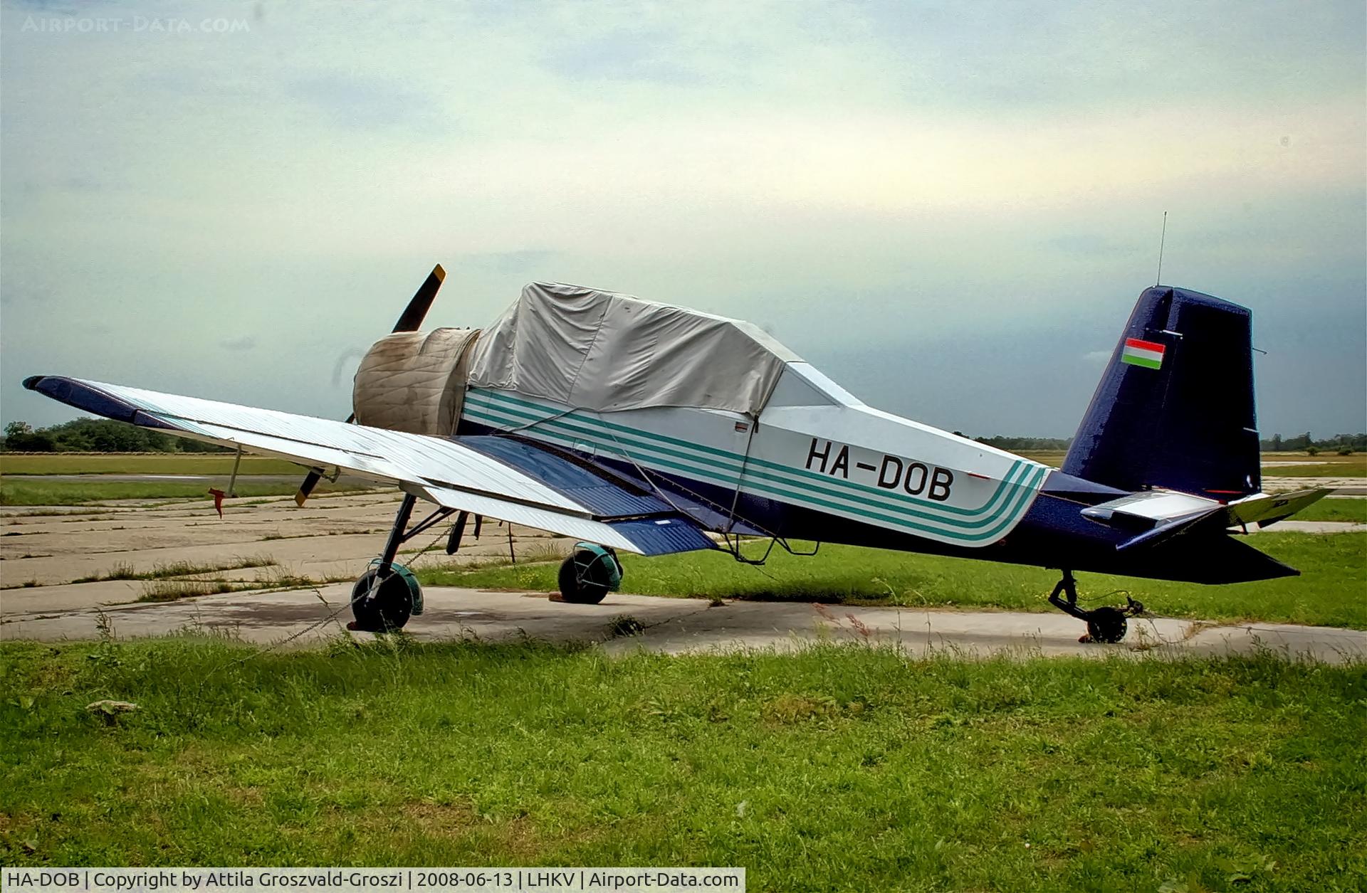 HA-DOB, 1972 Let Z-37A-2 Cmelak Parka C/N 16-02, LHKV - Kaposújlak Airport, Hungary
