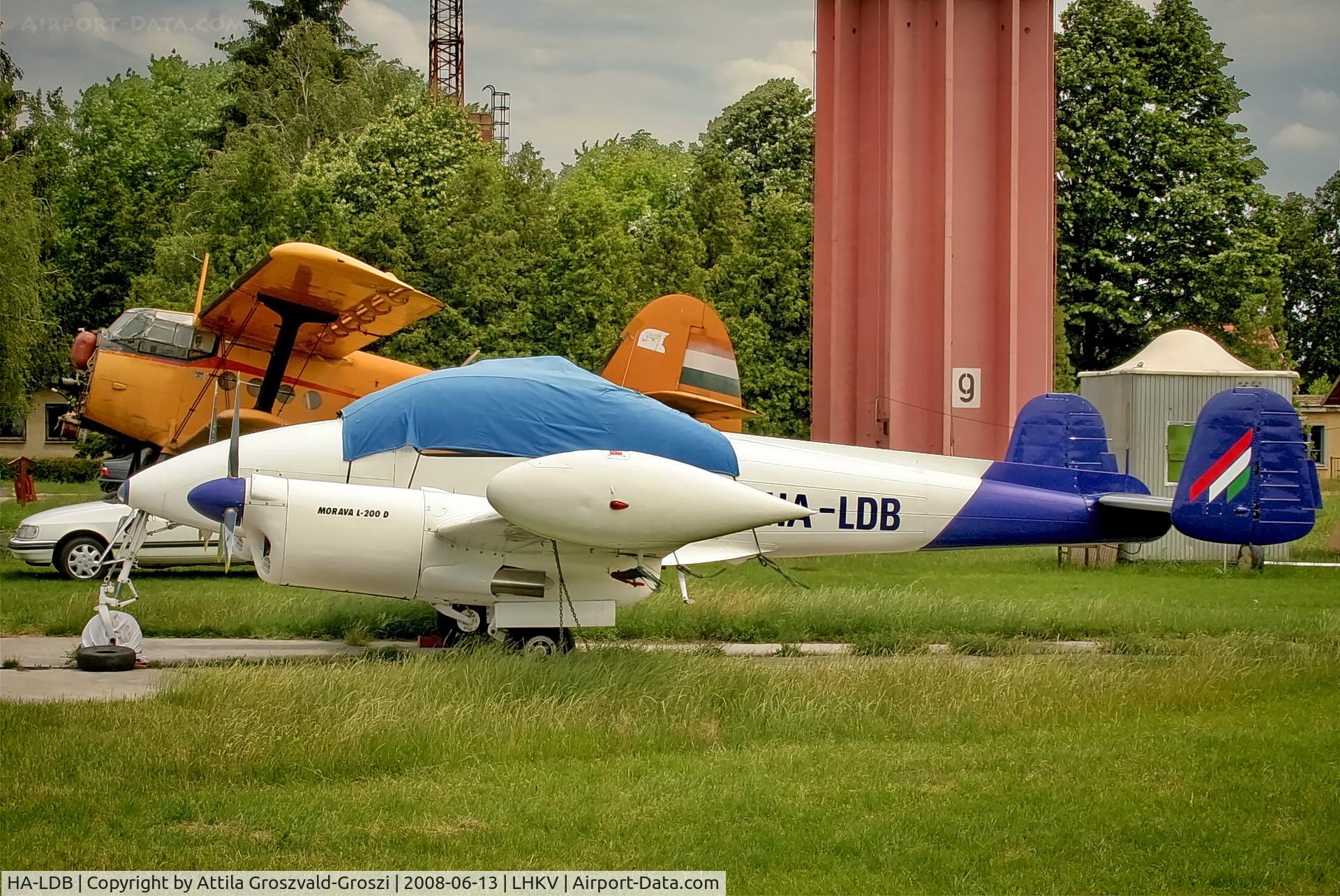 HA-LDB, 1962 Let L-200D Morava C/N 171127, LHKV - Kaposújlak Airport, Hungary
