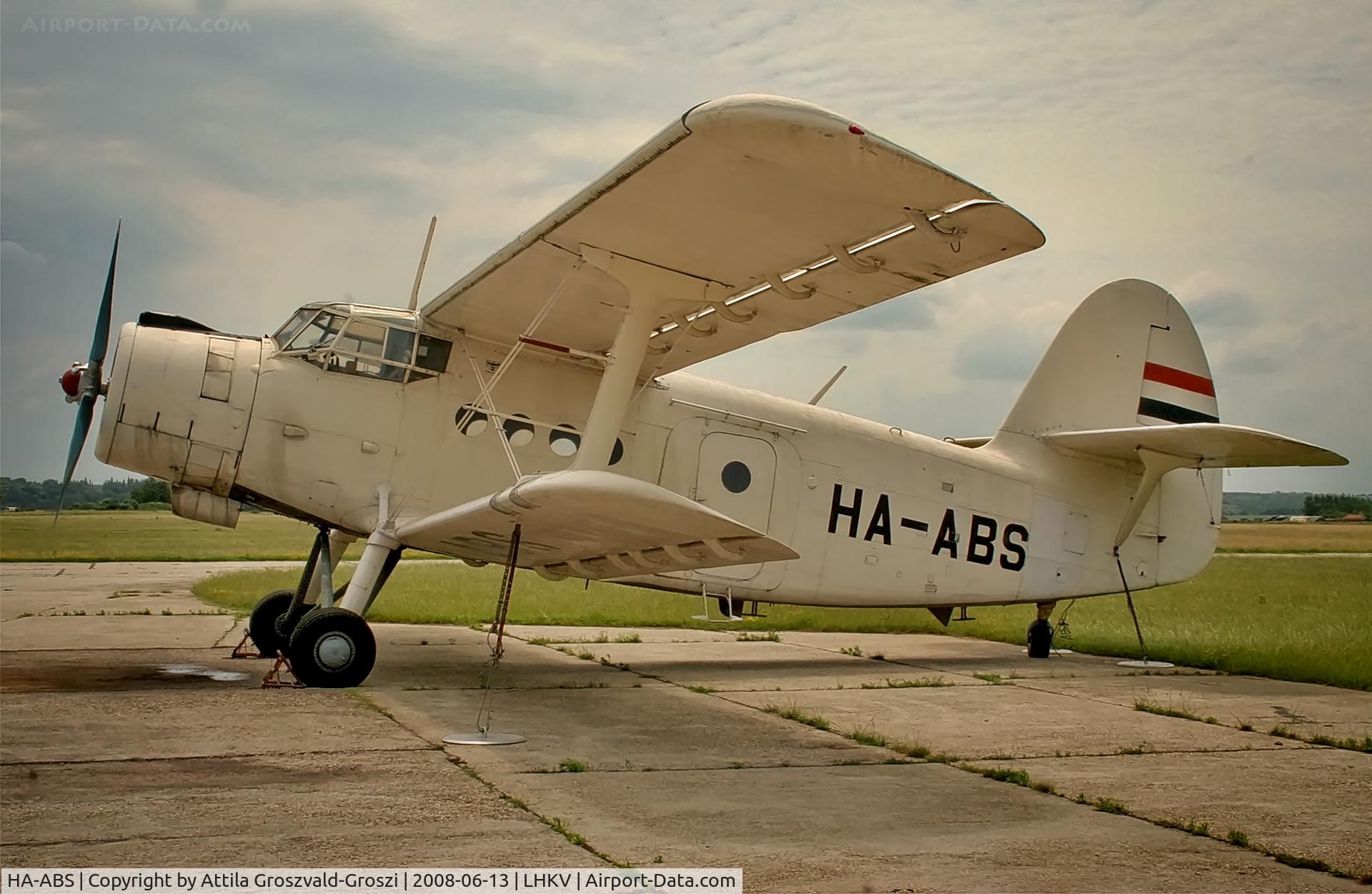 HA-ABS, PZL-Mielec An-2T C/N 1G76-15, LHKV - Kaposújlak Airport, Hungary
