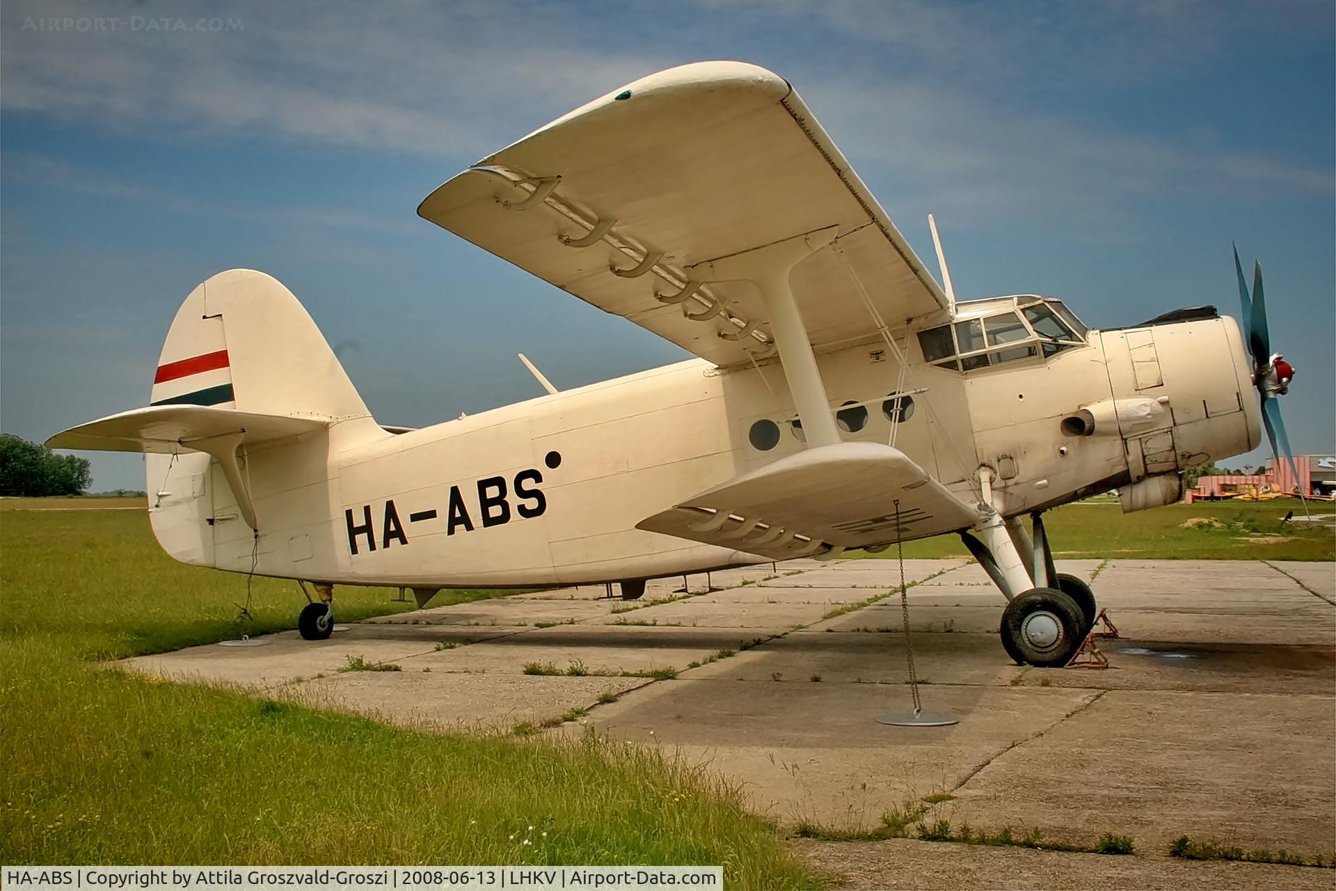 HA-ABS, PZL-Mielec An-2T C/N 1G76-15, LHKV - Kaposújlak Airport, Hungary