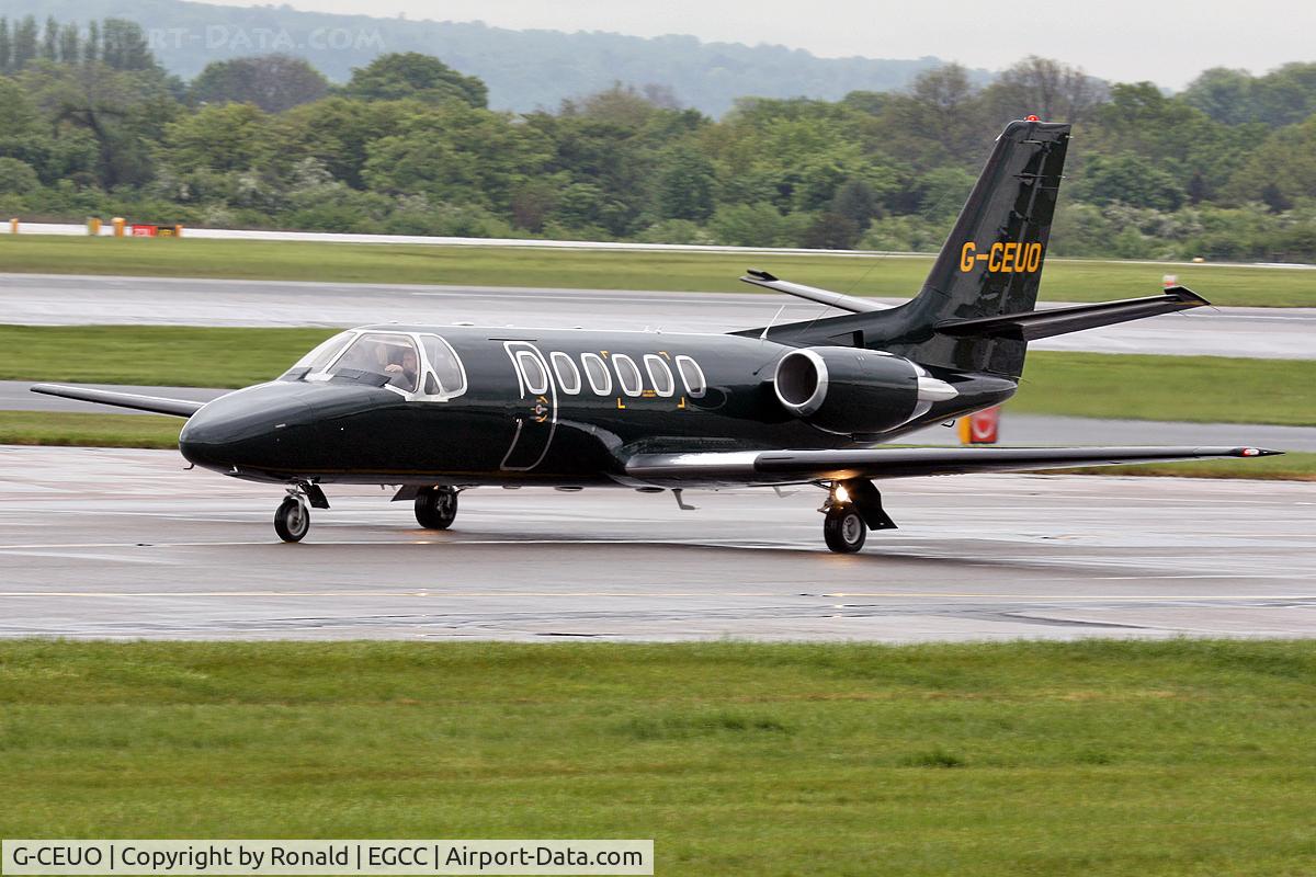 G-CEUO, 1978 Cessna 550 Citation II C/N 550-0033, at man