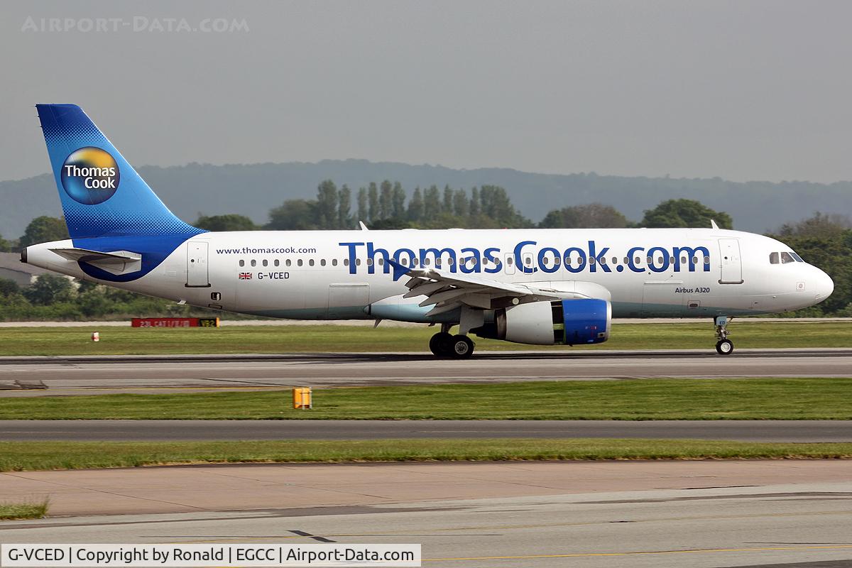 G-VCED, 1991 Airbus A320-231 C/N 193, at man