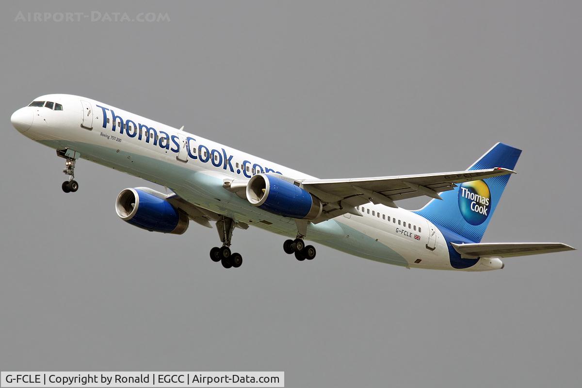G-FCLE, 1998 Boeing 757-28A C/N 28171, at man