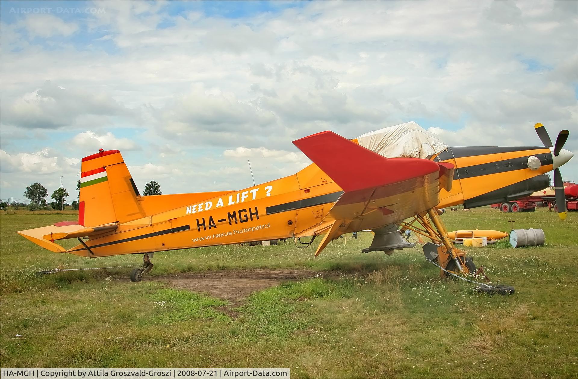 HA-MGH, 1989 Let Z-137T Agro-Turbo C/N 021, Kisujszállás agricultural airport and take-off field