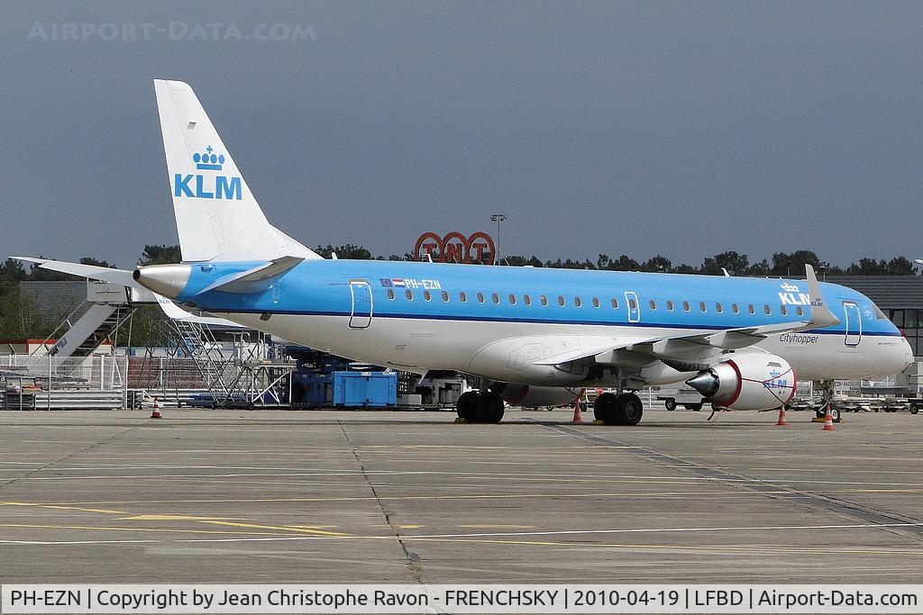 PH-EZN, 2010 Embraer 190LR (ERJ-190-100LR) C/N 19000342, KLM
