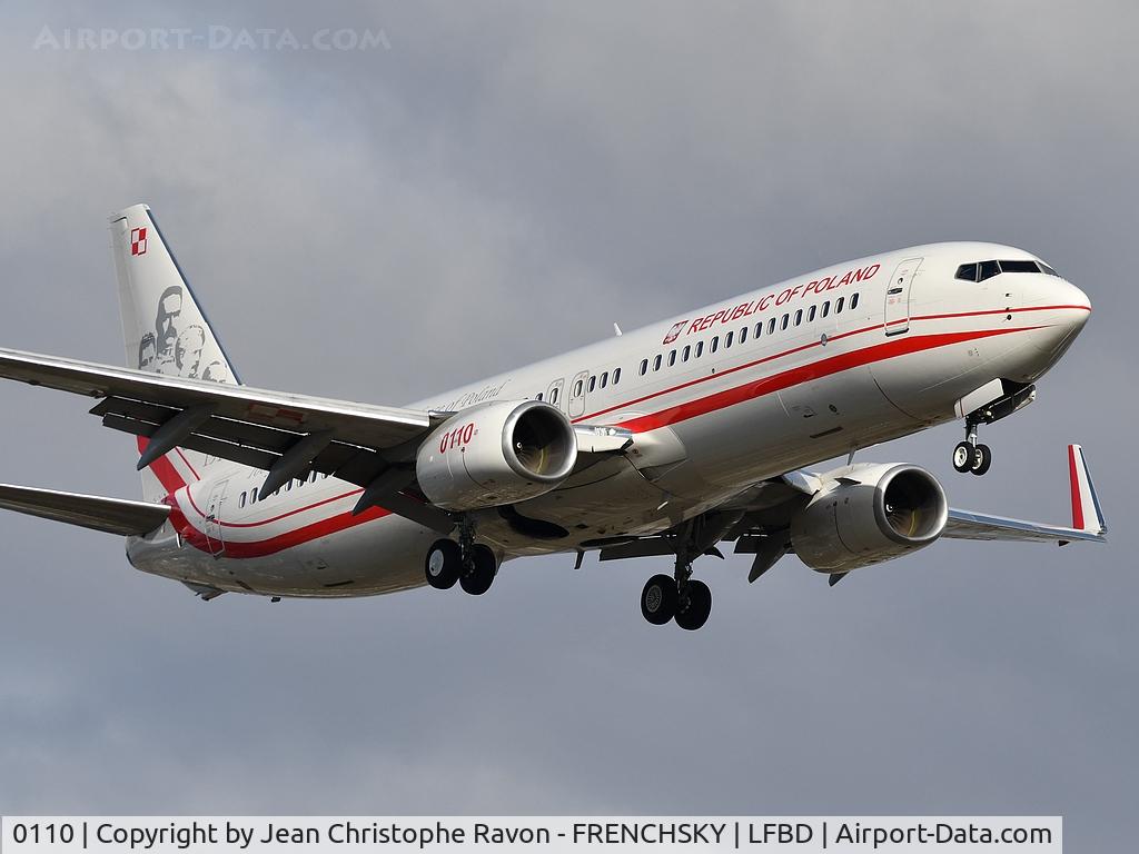 0110, 2017 Boeing 737-86X C/N 61358, Polish Air Force (Cvt to semi BBJ2 config. rg 11/14/2017 painted in 