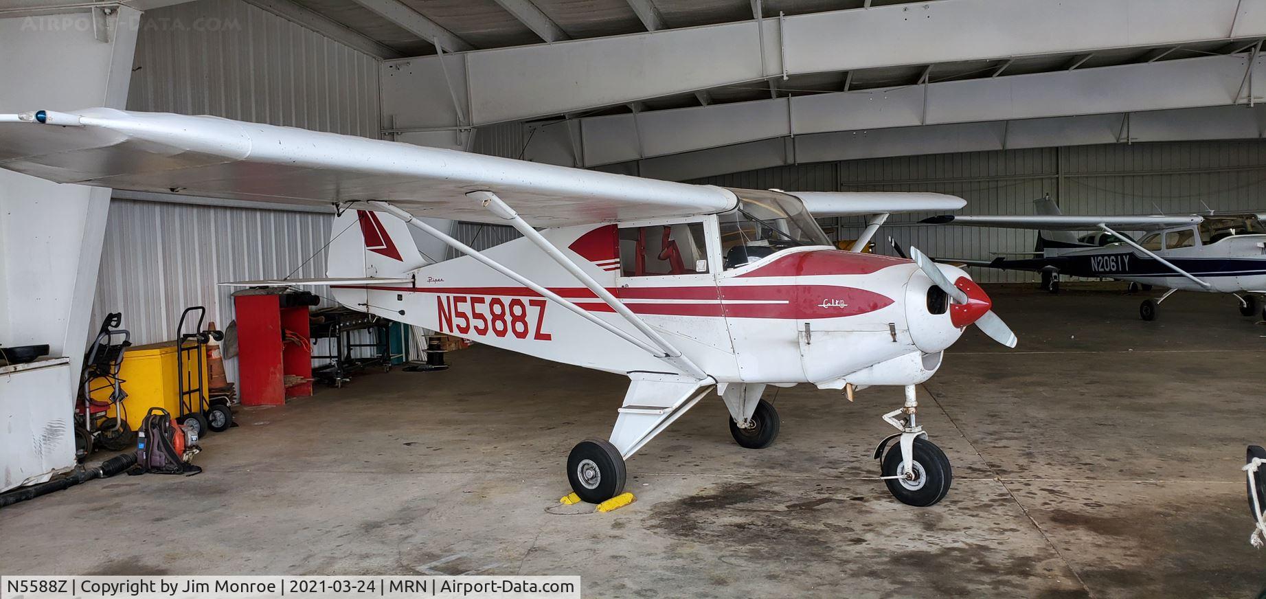 N5588Z, 1962 Piper PA-22-108 Colt C/N 22-9397, Sitting in the big hangar at Morganton, NC