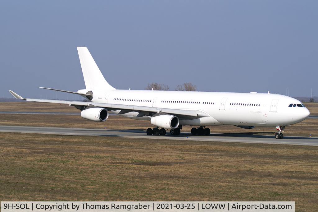 9H-SOL, 2003 Airbus A340-313 C/N 483, HiFly Malta Airbus A340-300