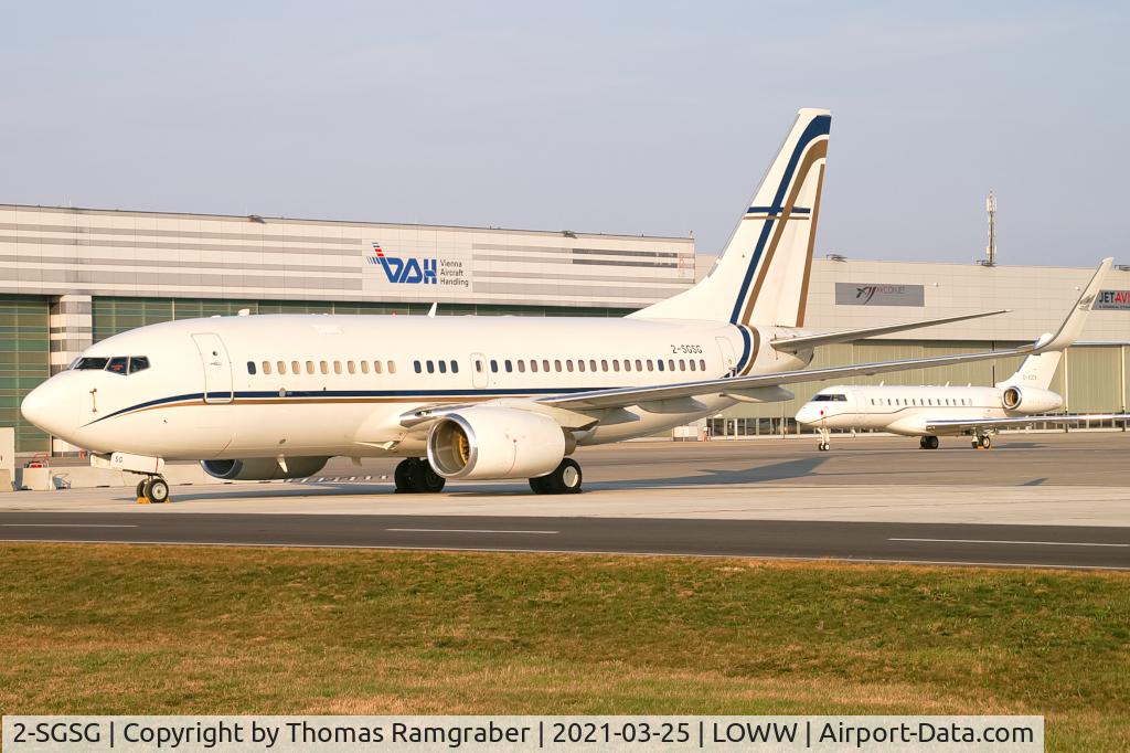 2-SGSG, 1999 Boeing 737-7H6 C/N 29274, Gainjet Boeing 737-7H6BBJ