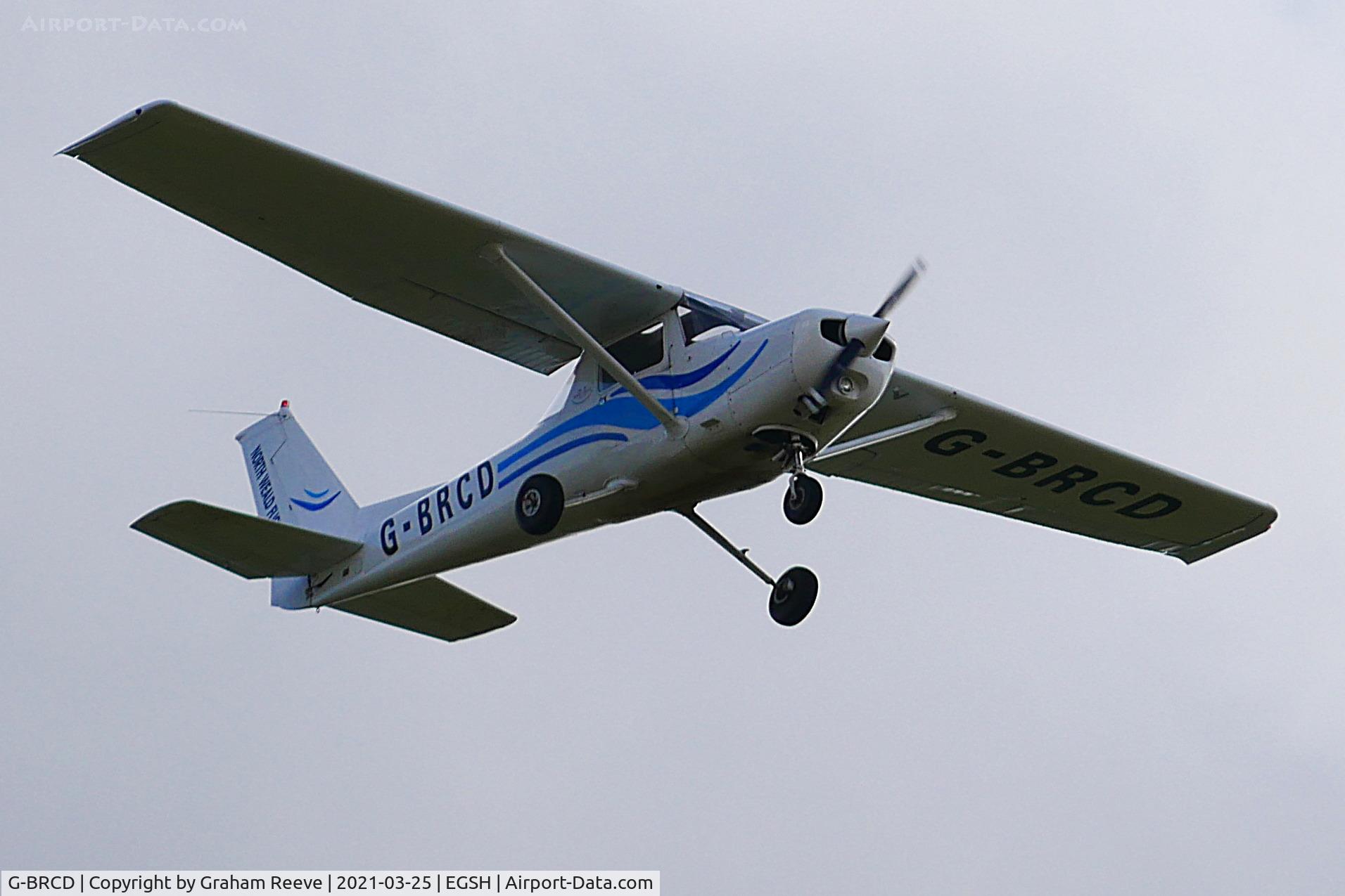 G-BRCD, 1978 Cessna A152 Aerobat C/N A152-0796, On approach to Norwich.